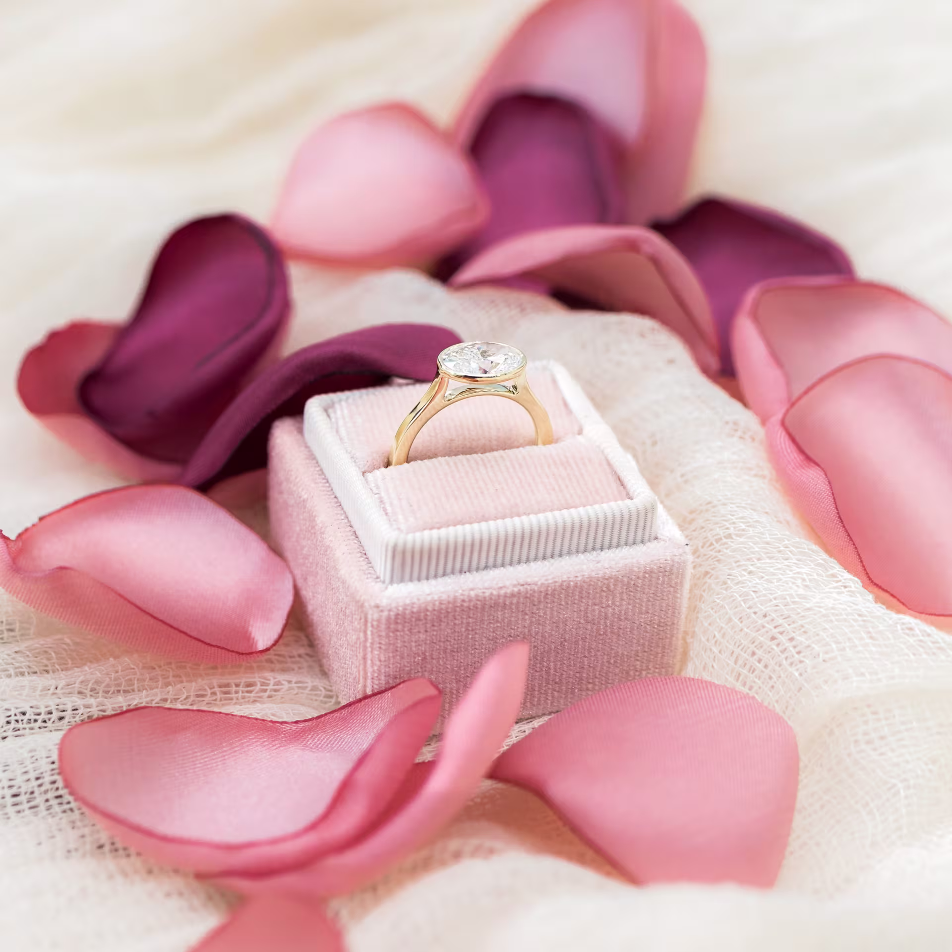 14k yellow gold 1.5ct oval east west bezel solitaire engagement ring with man made diamond ada diamonds design ad 148