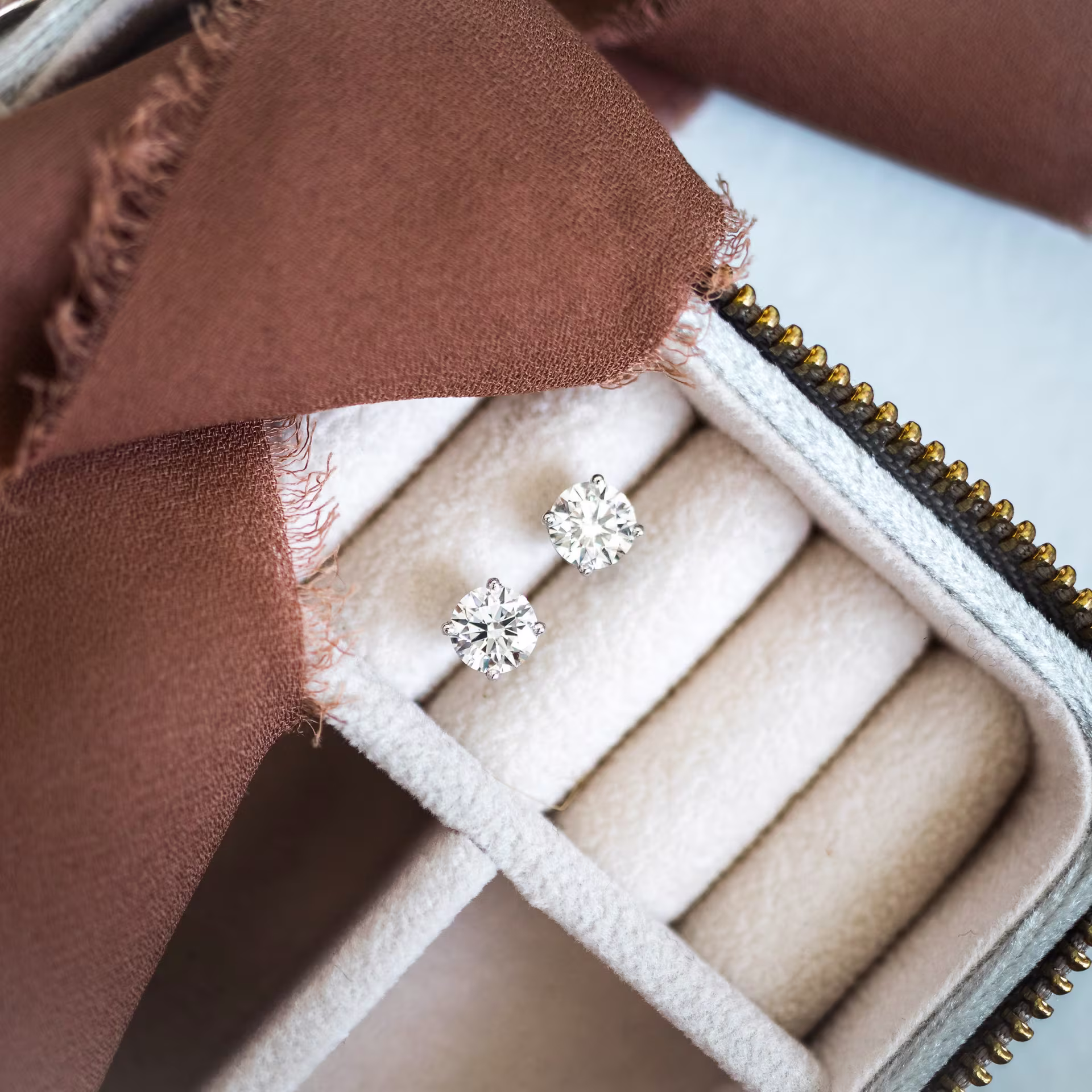 platinum 1.5ct round lab diamond stud earrings ada diamonds design ad 001 macro