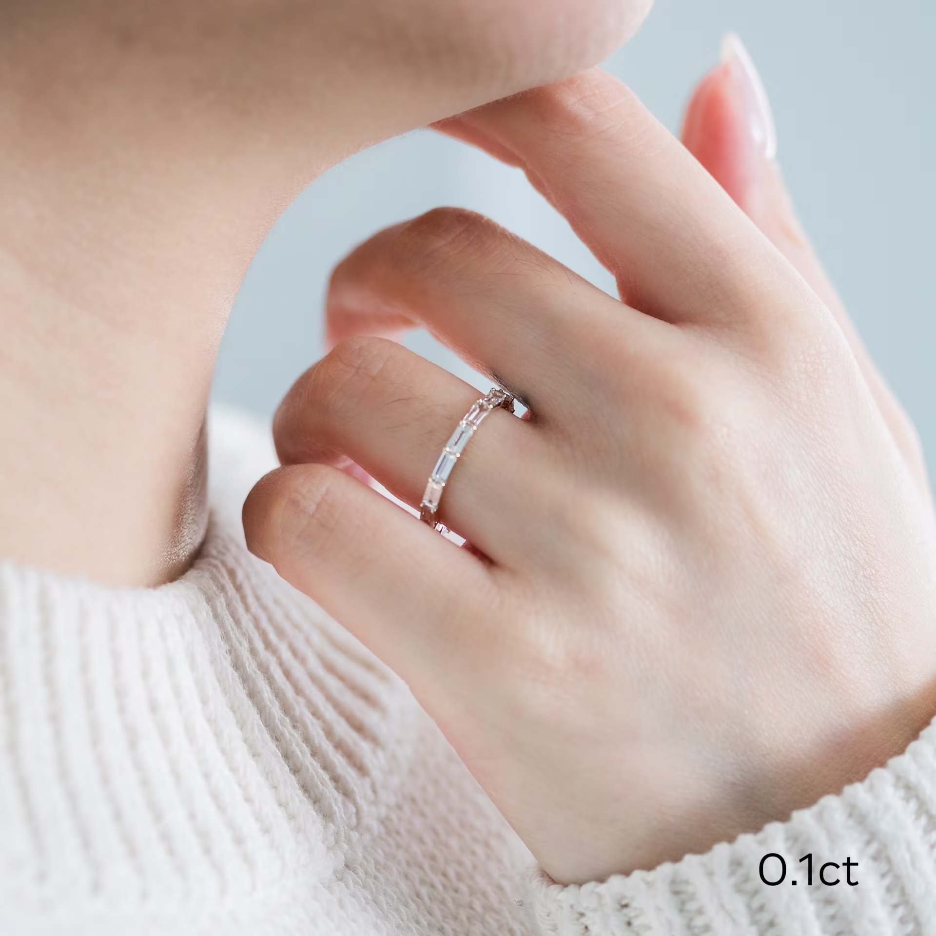 1.5 Carat Diamonds set in 14k Yellow Gold Baguette East-West Eternity Band in 14k Yellow Gold 1.5ctw (Main View)