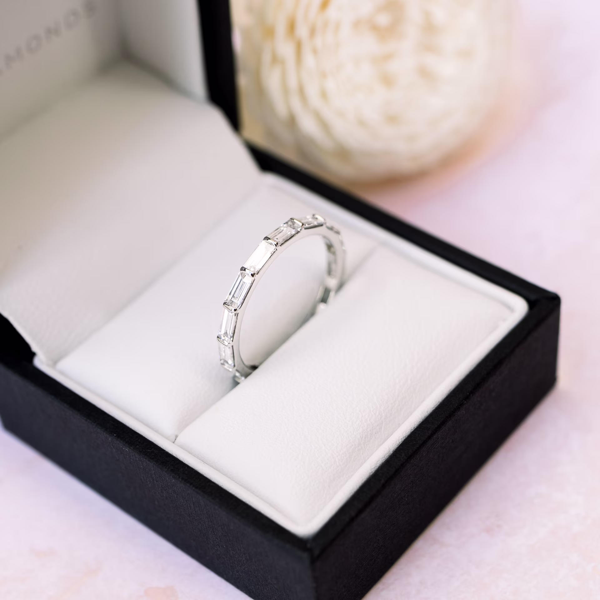 1.5 ctw Lab Grown Diamonds set in Platinum Baguette East-West Eternity Band in Platinum 1.5ctw (Main View)