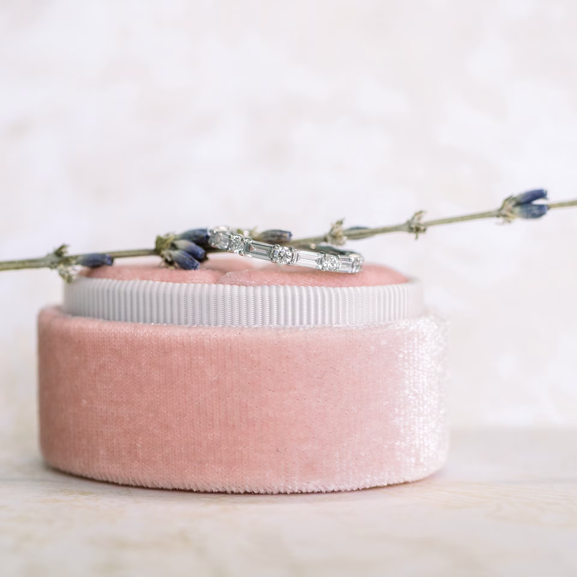 1.3 ct Diamonds Baguette and Round Eternity Band in Platinum (Main View)