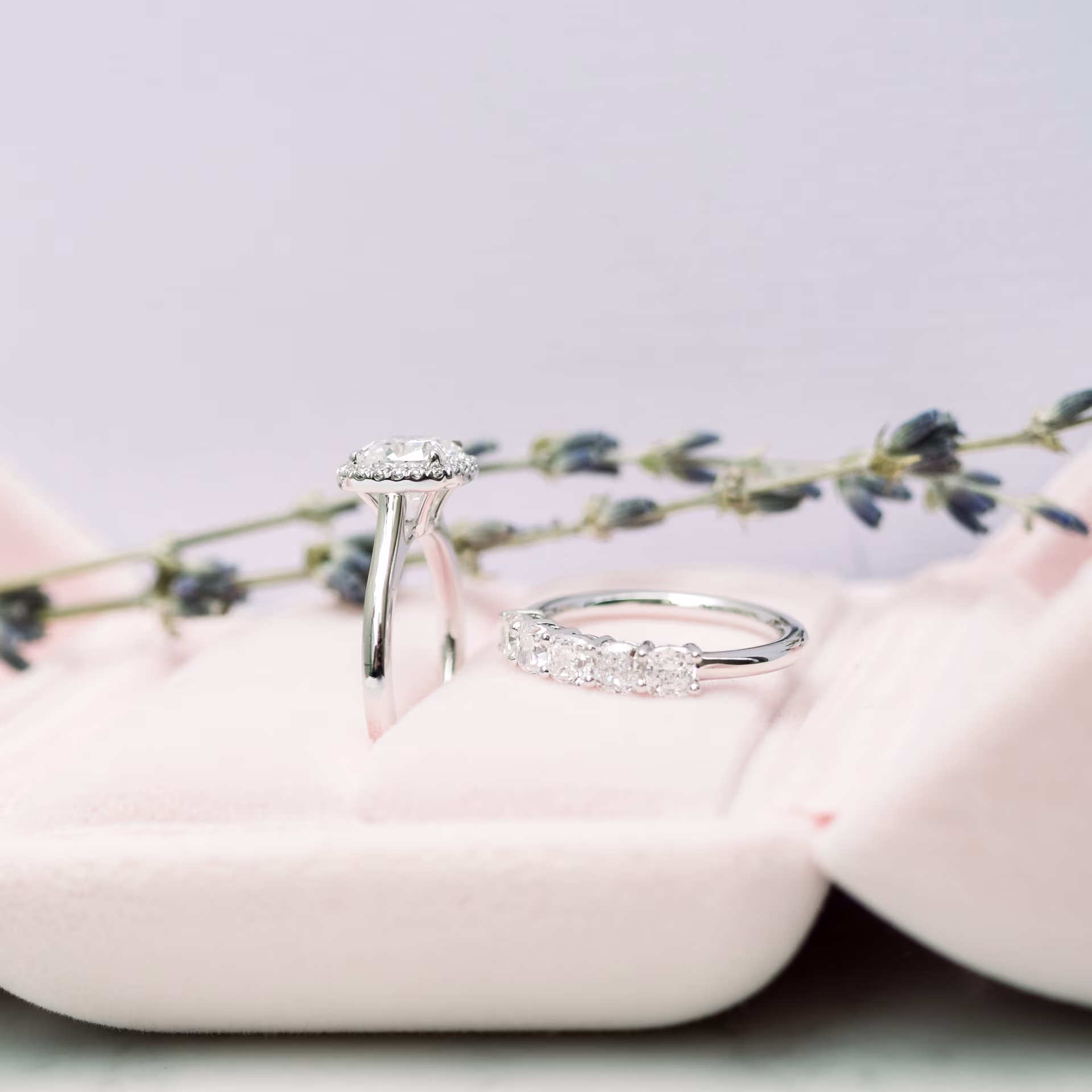 Exceptional Quality 1.25 ctw Lab Diamonds set in Platinum Cushion Five Stone (Main View)