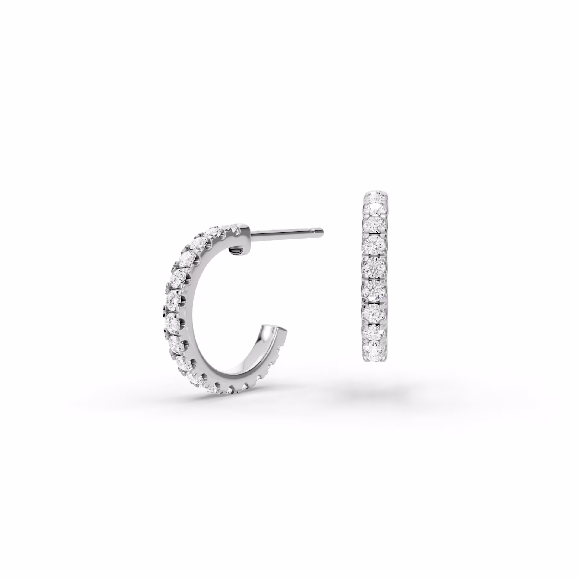 14k-White-Gold-J-Huggie-Hoop-Earrings-with-0-63-carat-Round-Diamonds_AD-325