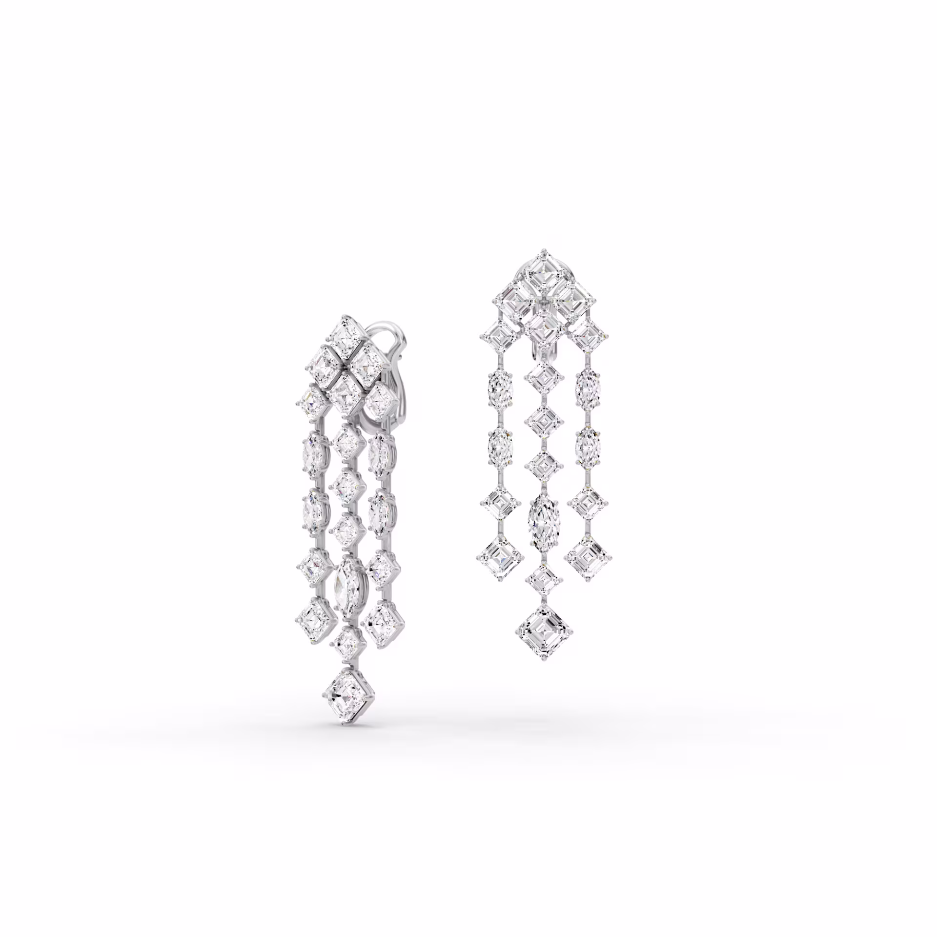 Platinum-Asscher-and-Marquise-Trio-Drop-Earrings-with-13-carat-Lab-Diamonds_AD-664