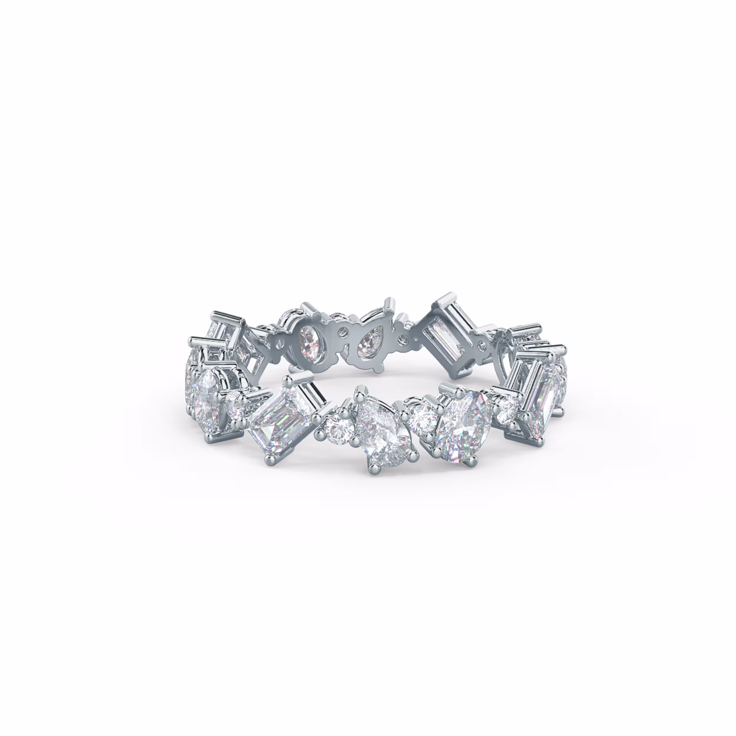 2.0 Carat Diamonds Cassie Eternity Band in 18k White Gold (Main View)