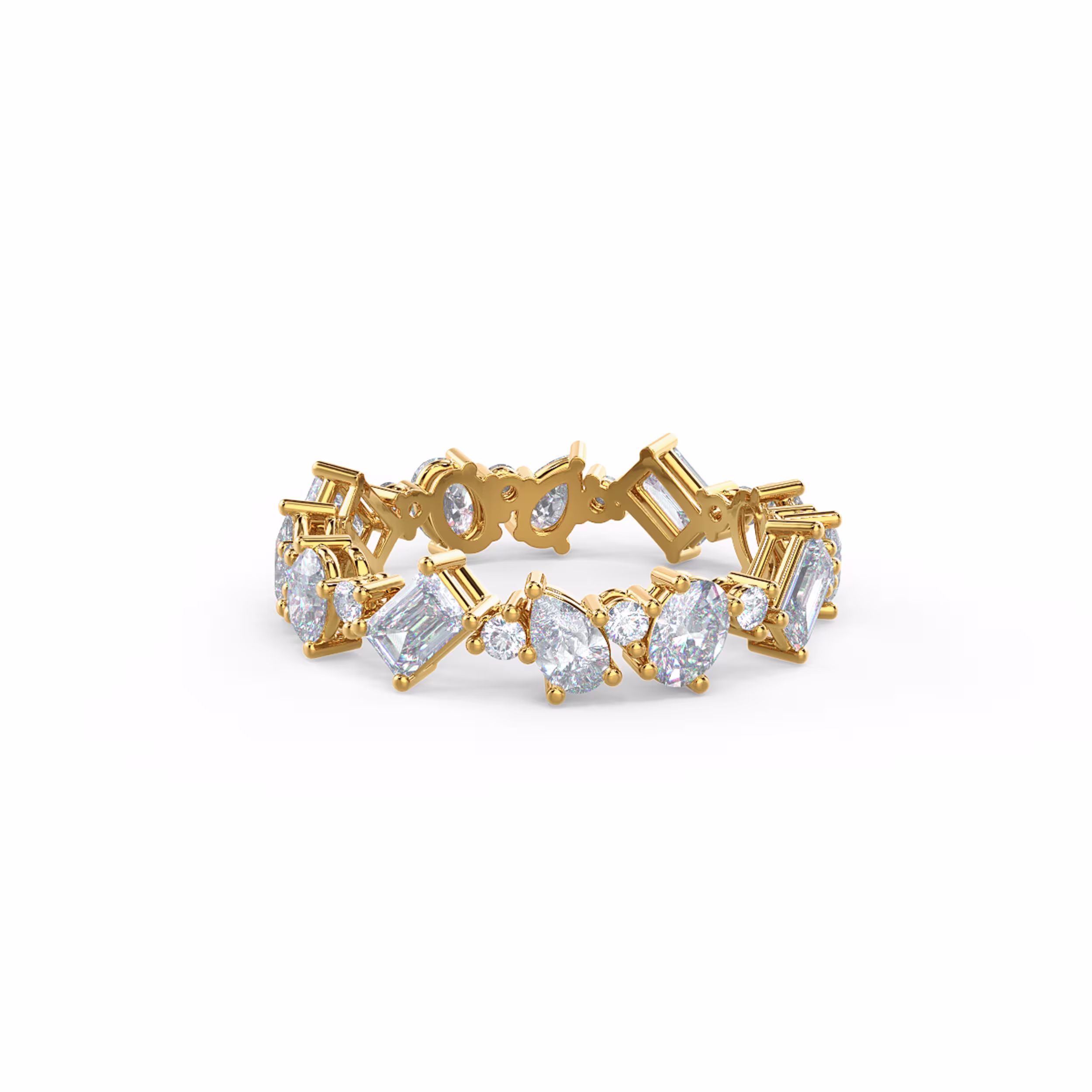 2.0 ct Diamonds set in Yellow Gold Cassie Eternity Band (Main View)