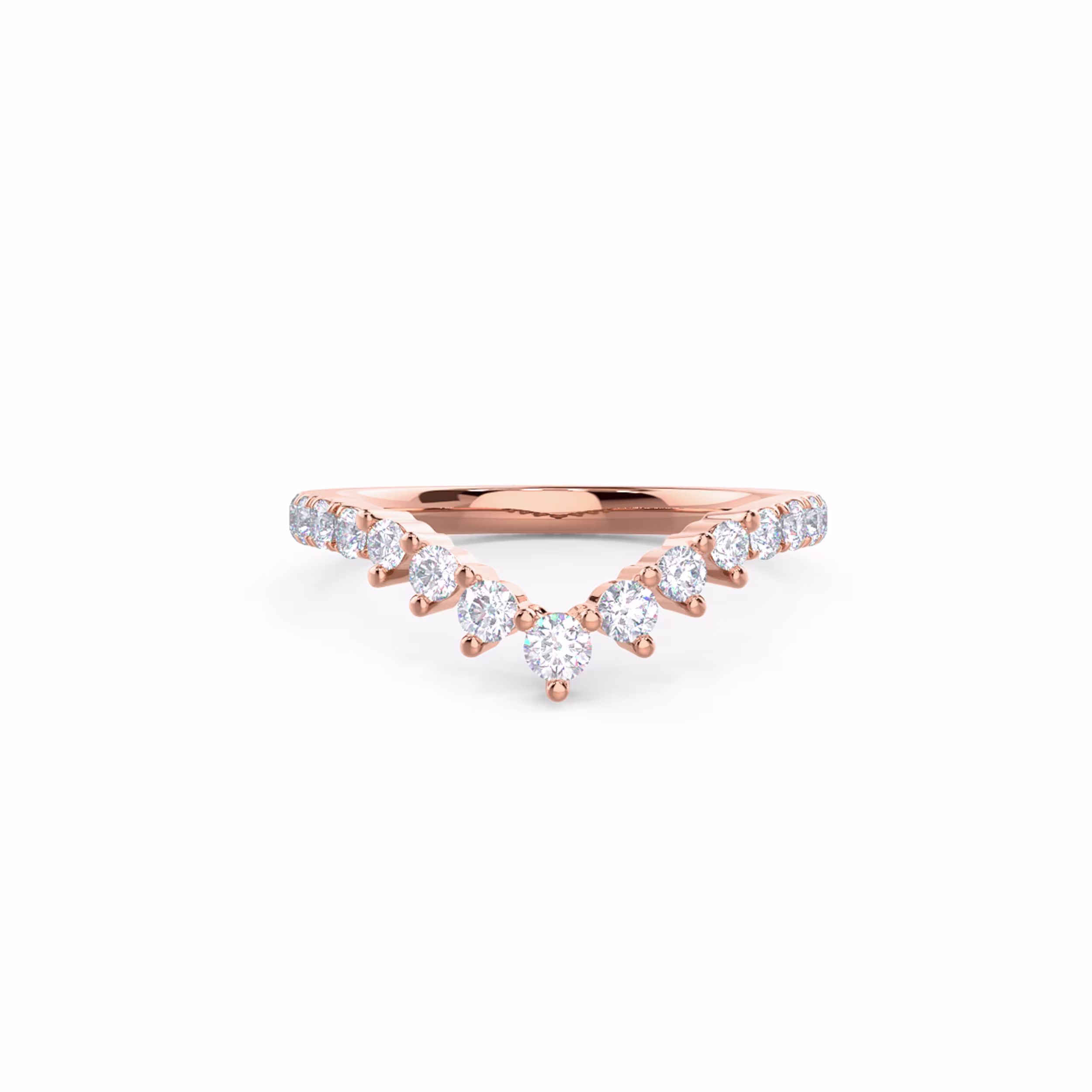 14kt Rose Gold Nesting Eternity Band featuring 0.85 ct Round Brilliant Diamonds (Main View)