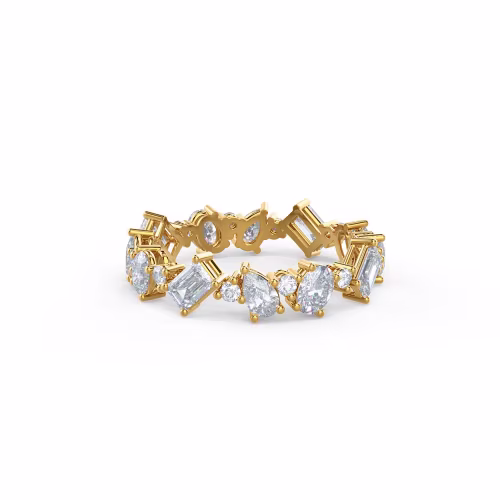 2.0 ct Diamonds set in Yellow Gold Cassie Eternity Band (Main View)