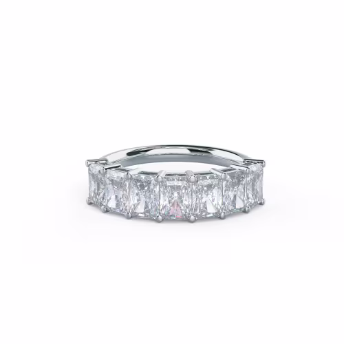 2.0 Carat Lab Diamonds Radiant Seven Stone in 18k White Gold (Main View)