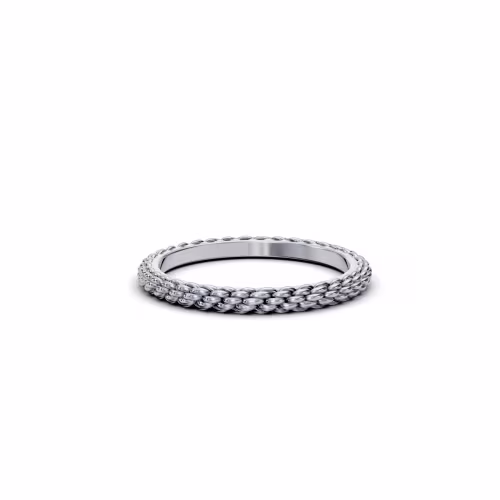 Braided Eternity Band
