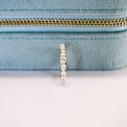 yellow gold east-west oval lab diamond eternity band ada diamonds design ad 300 macro