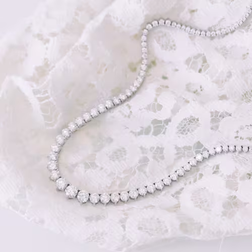 18k white gold 12 ct lab diamond choker ada diamonds design ad 110 macro