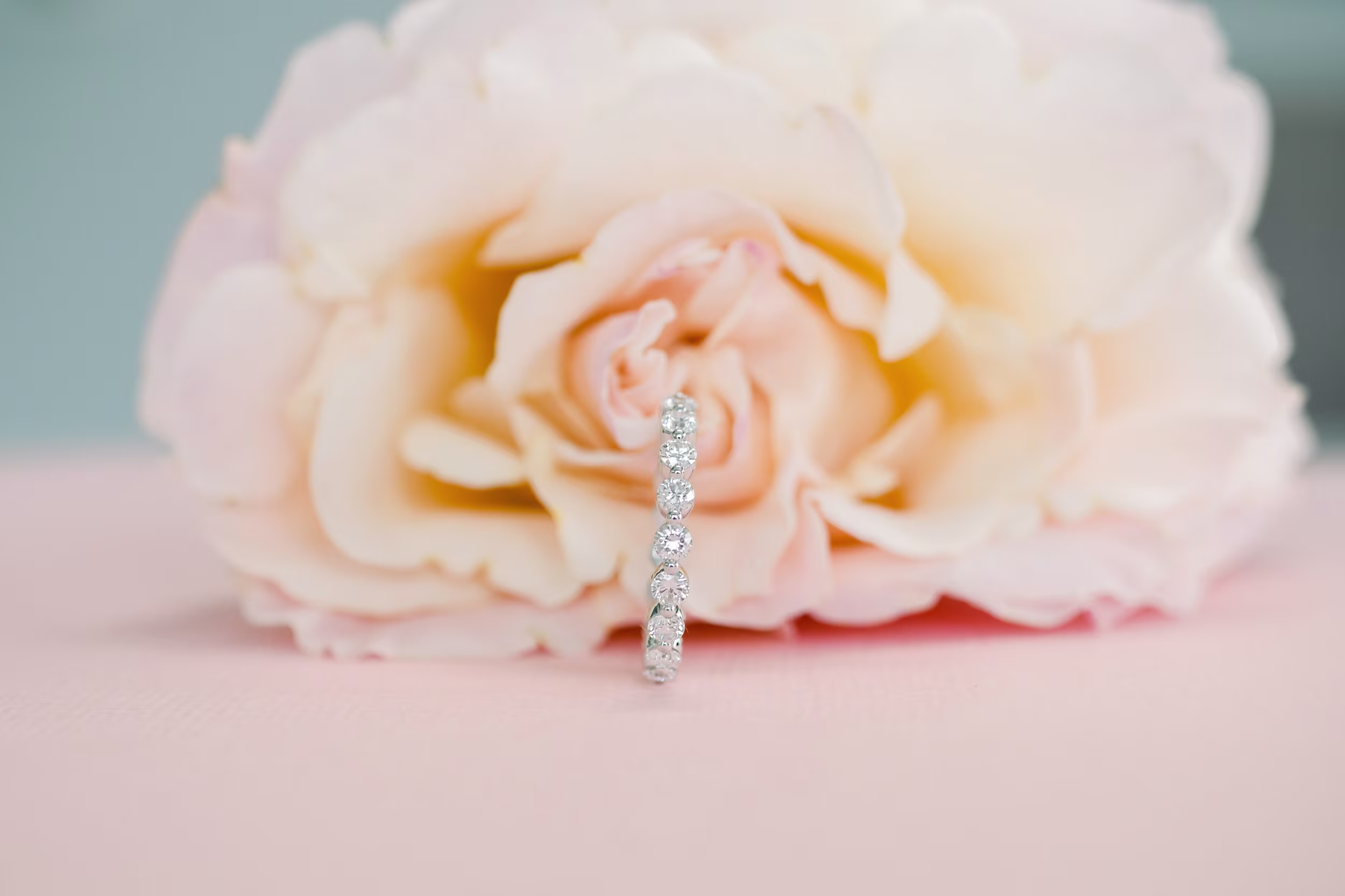 18k White Gold 1.6ctw Shared Prong Round Diamond Eternity Band in 18k White Gold featuring 1.6 Carat Round Lab Diamonds (Main View)