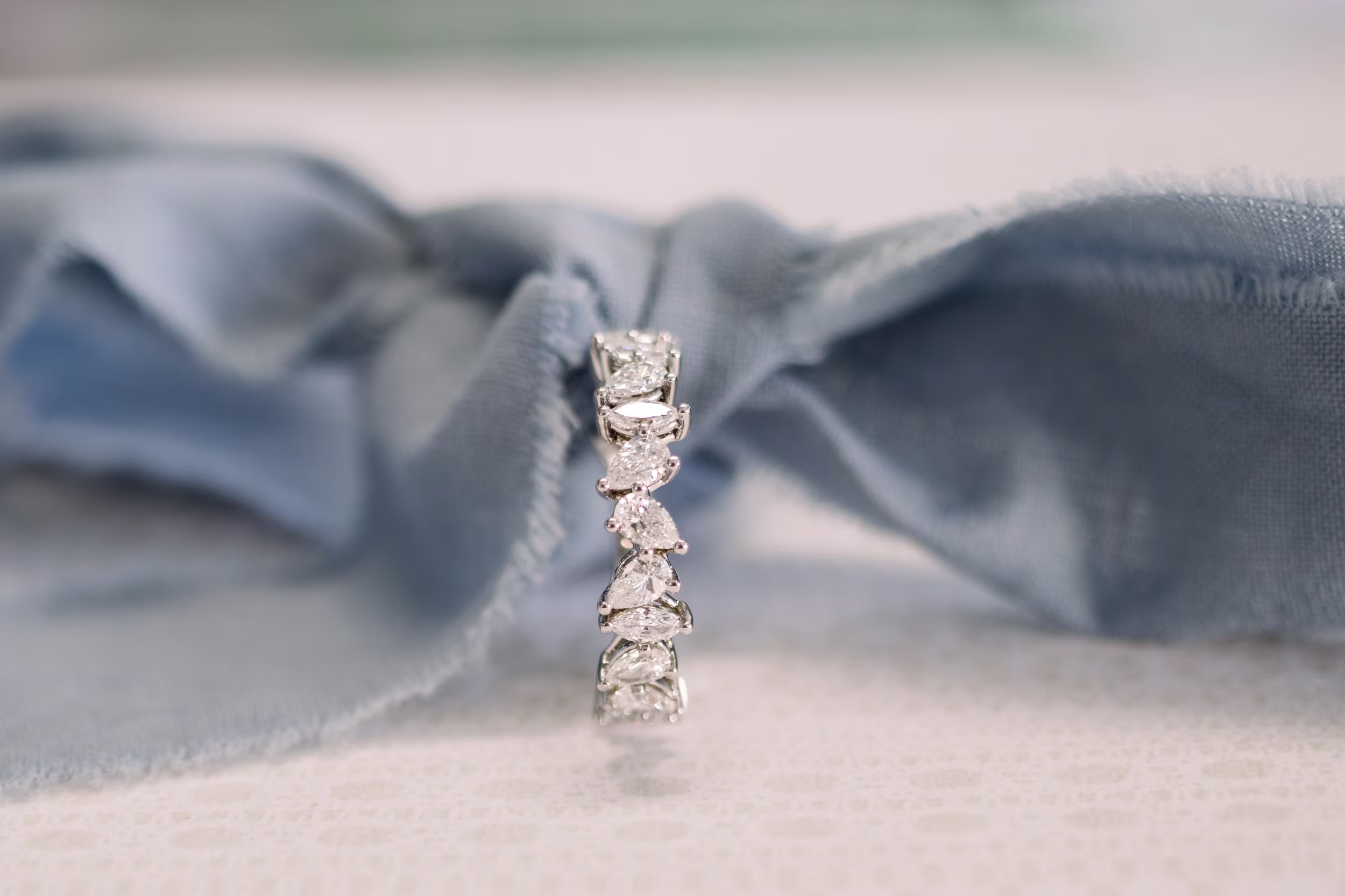 Platinum Lauren Eternity Band in Platinum 2ctw featuring 2.0 ctw Lab Diamonds (Main View)