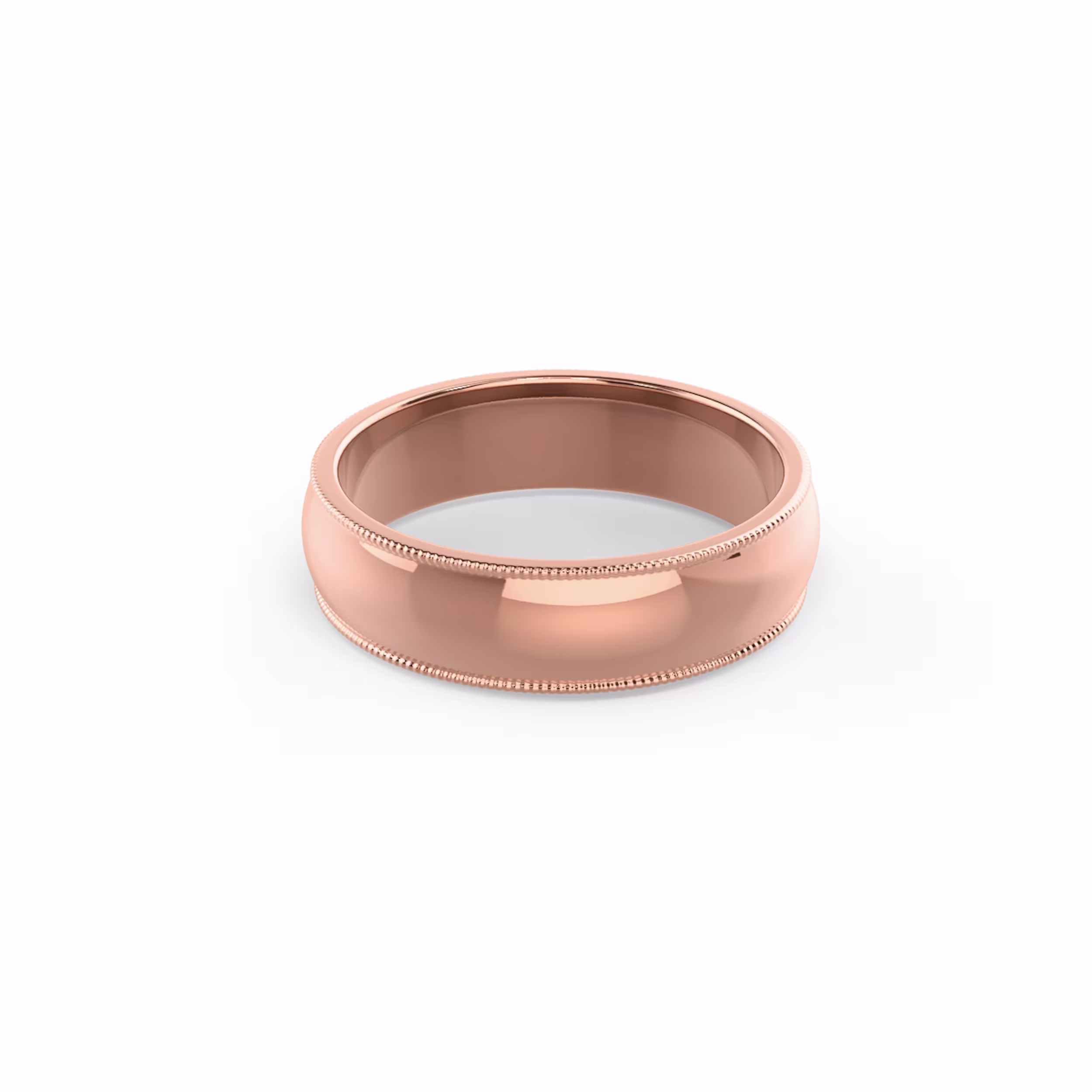Primary Rose Gold Image for Classic Milgrain Ring