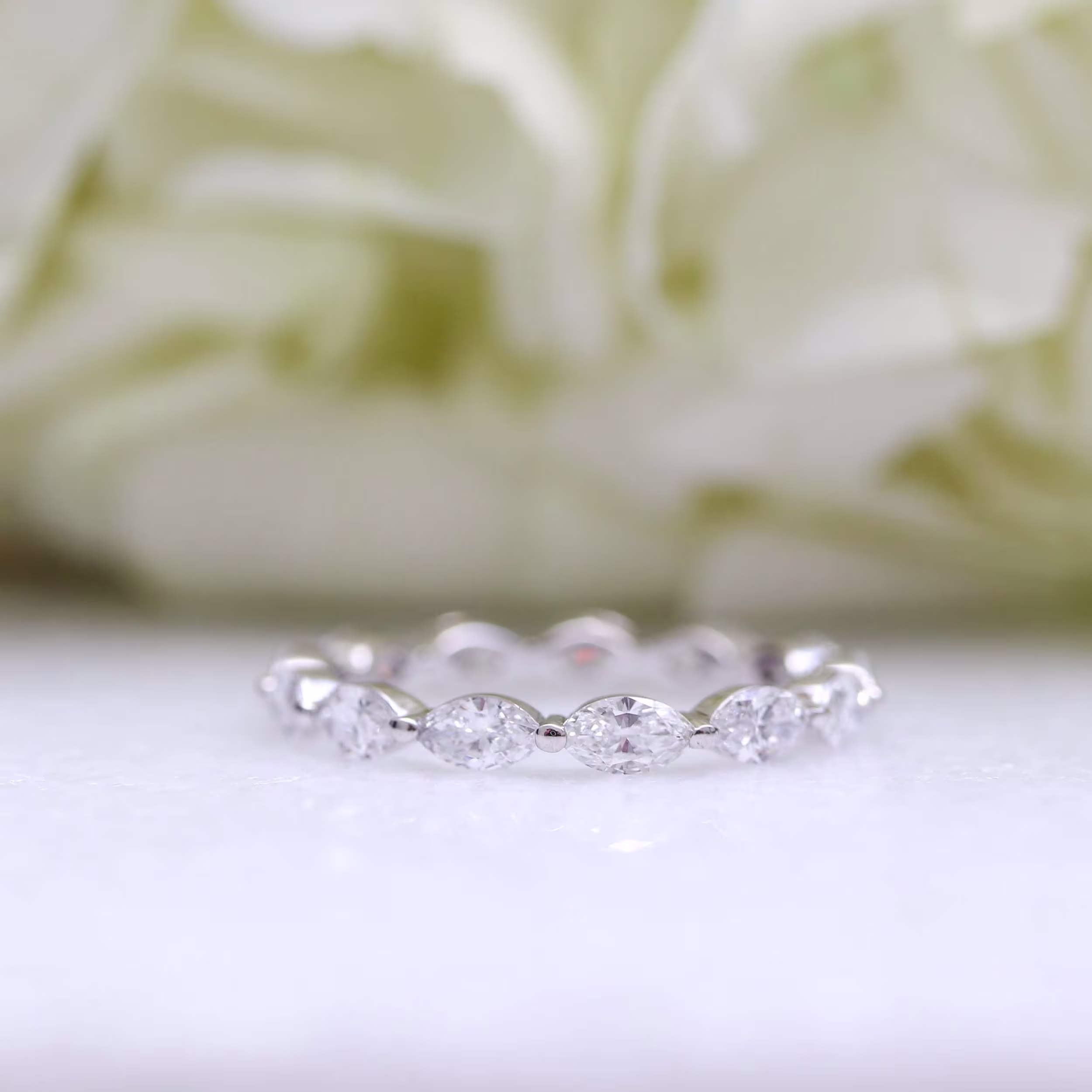 Lab Grown Diamond Marquise Eternity Band AD270