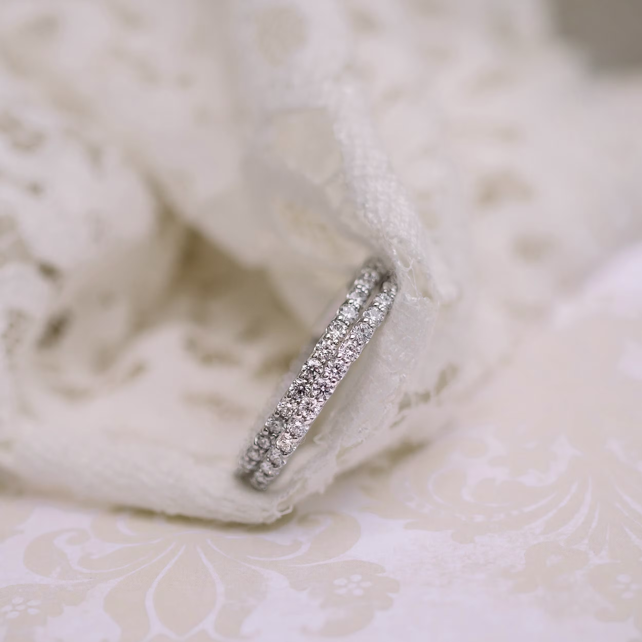 1.75ct lab diamond inside out hoops