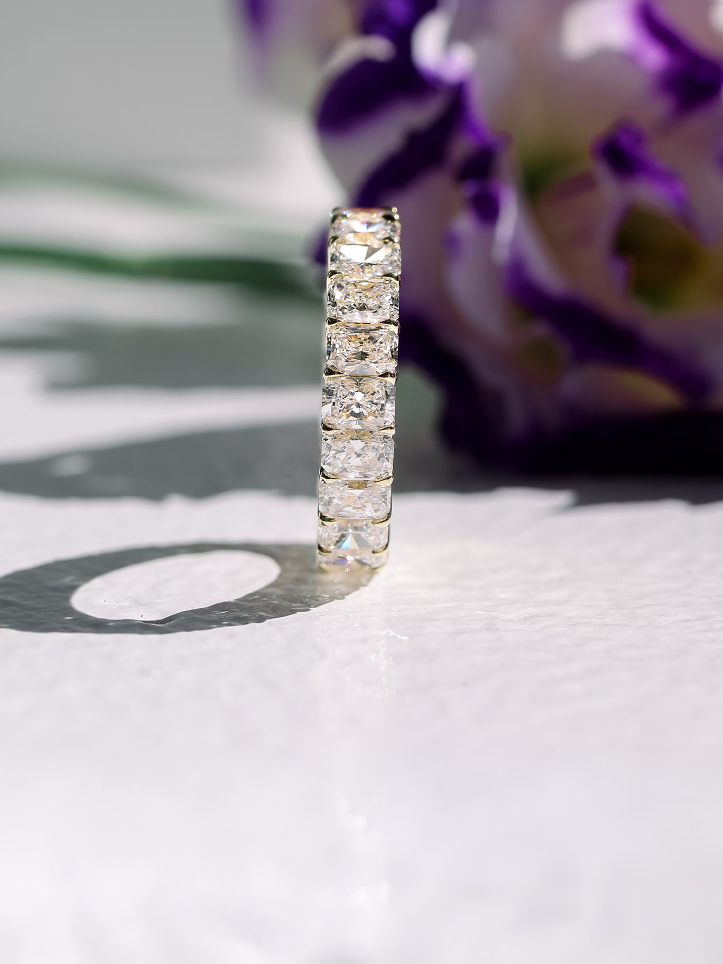 Radiant Eternity Band featuring Exceptional Quality Lab Diamonds (Main View)