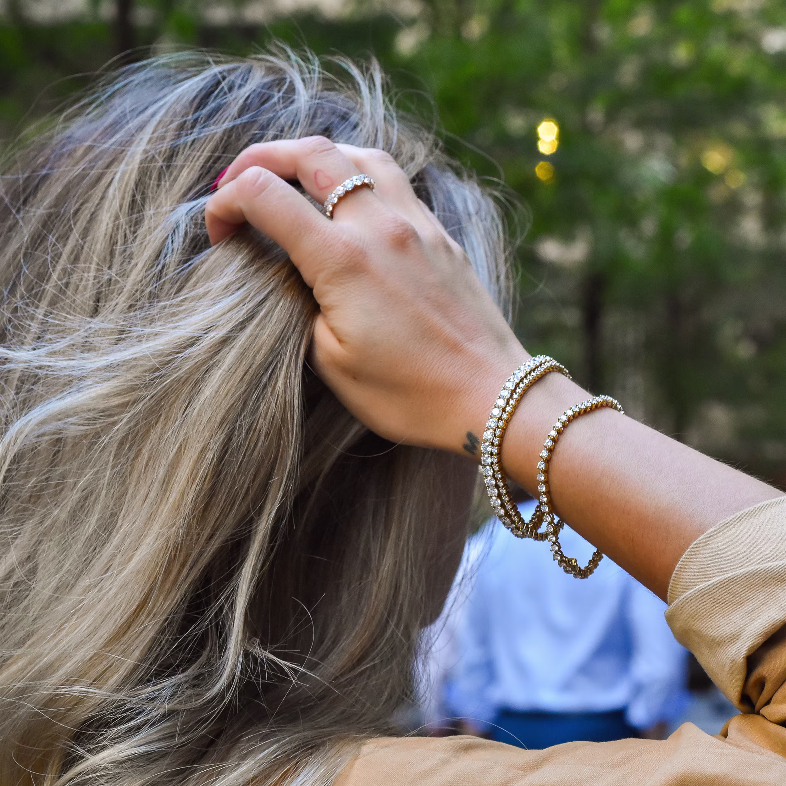 Classic diamond tennis bracelet for Fall 2025