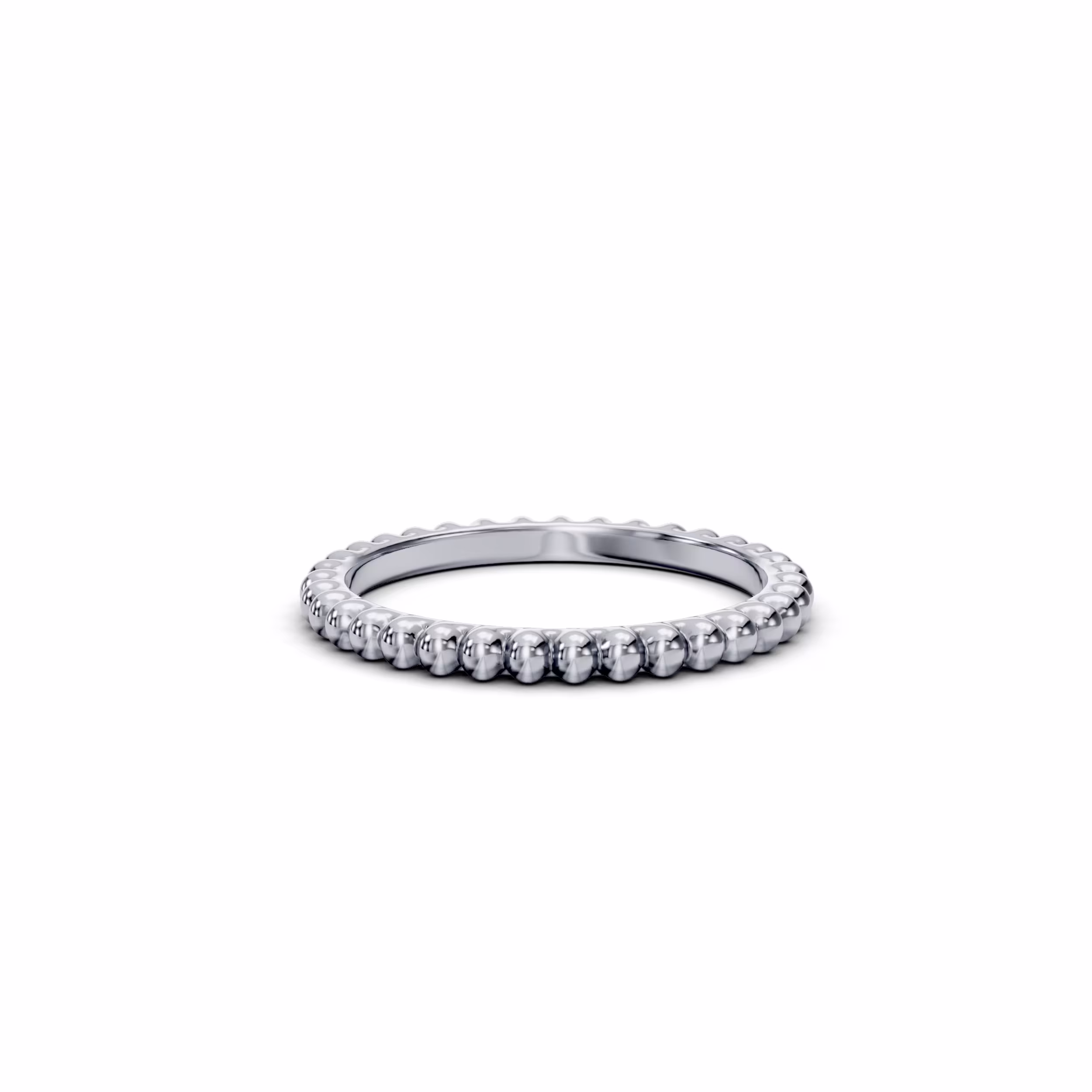 ada diamonds beaded platinum eternity band