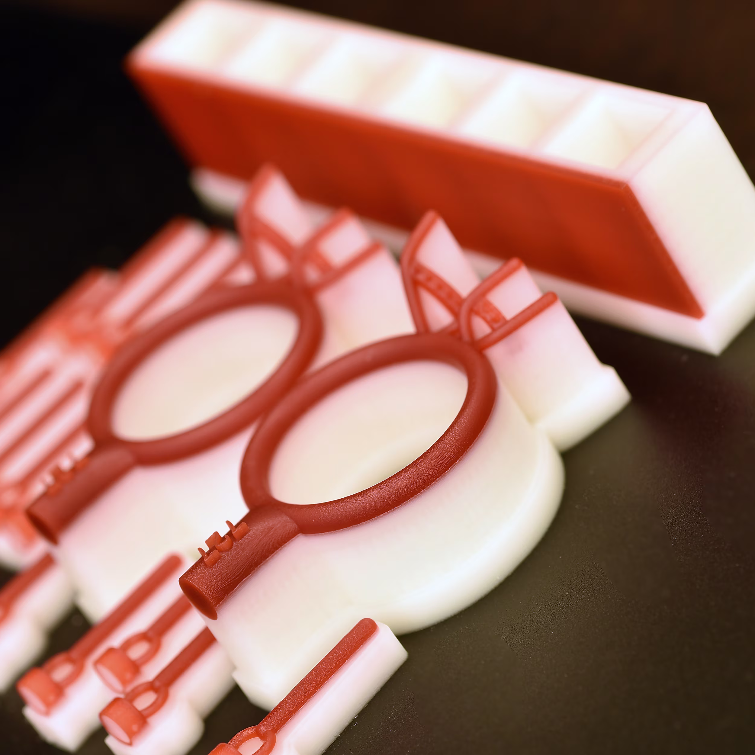 Custom engagement ring wax models crafted by Ada Diamonds jewelers