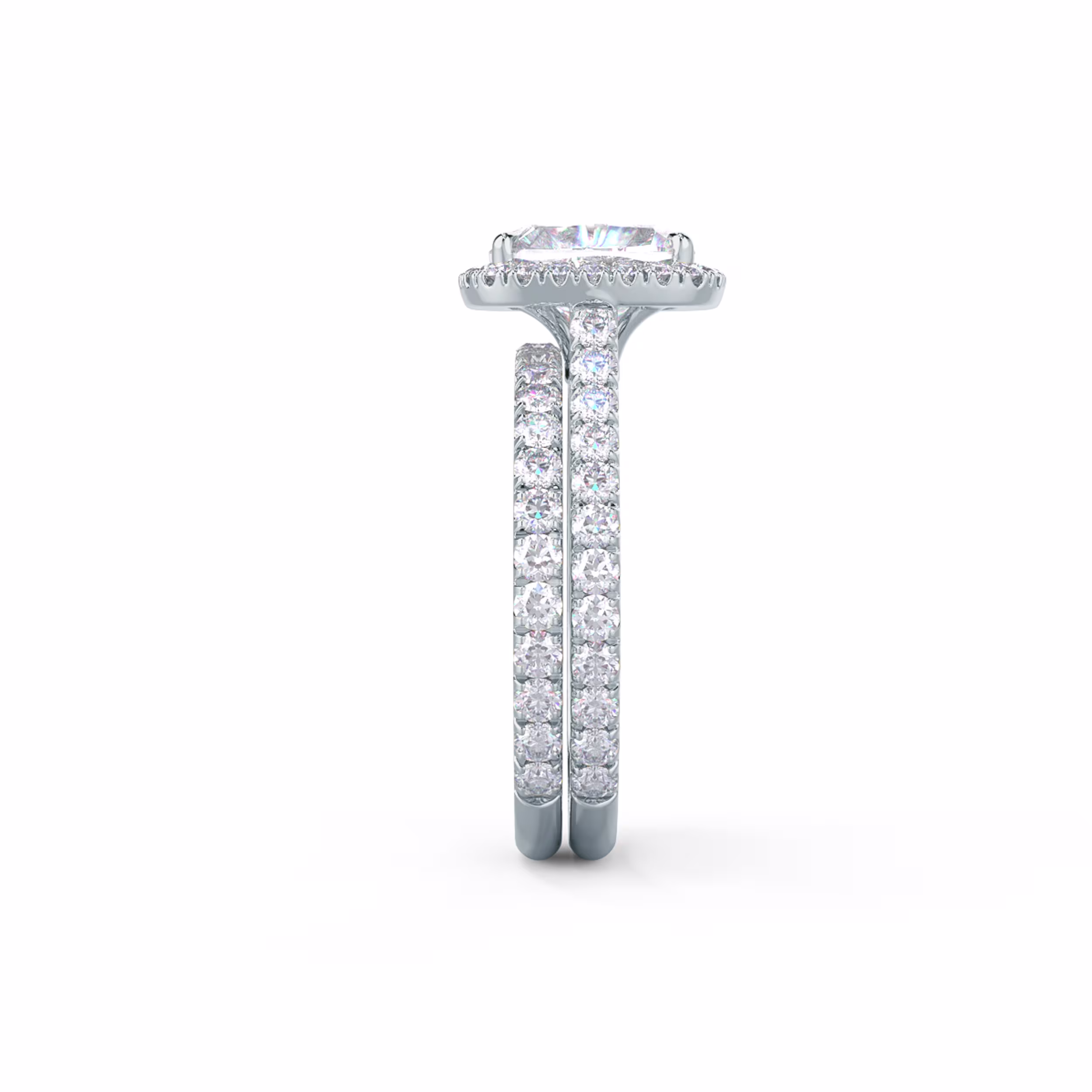 Wedding Band Sitting Flush Against Engagement Ring - Design Number: AD-364