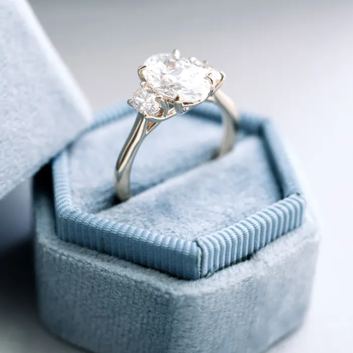 Yellow Gold Engagement Rings with Platinum Settings