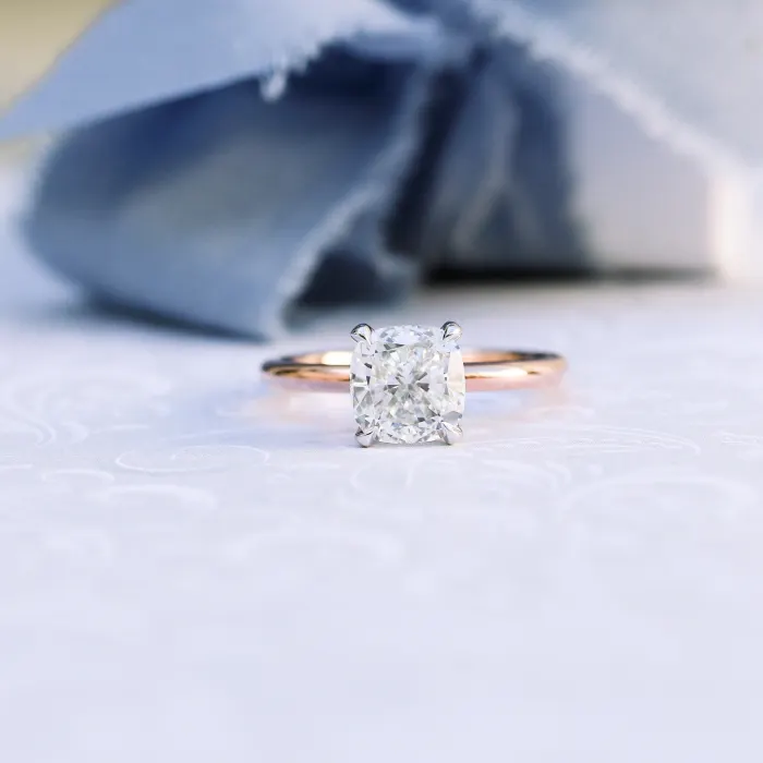 The Classic Two Tone Engagement Ring