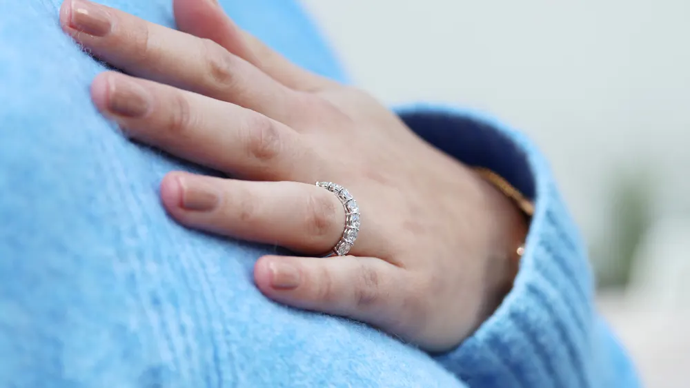 Classic Round Solitaire Lab Created Diamond Engagement Ring in Platinum