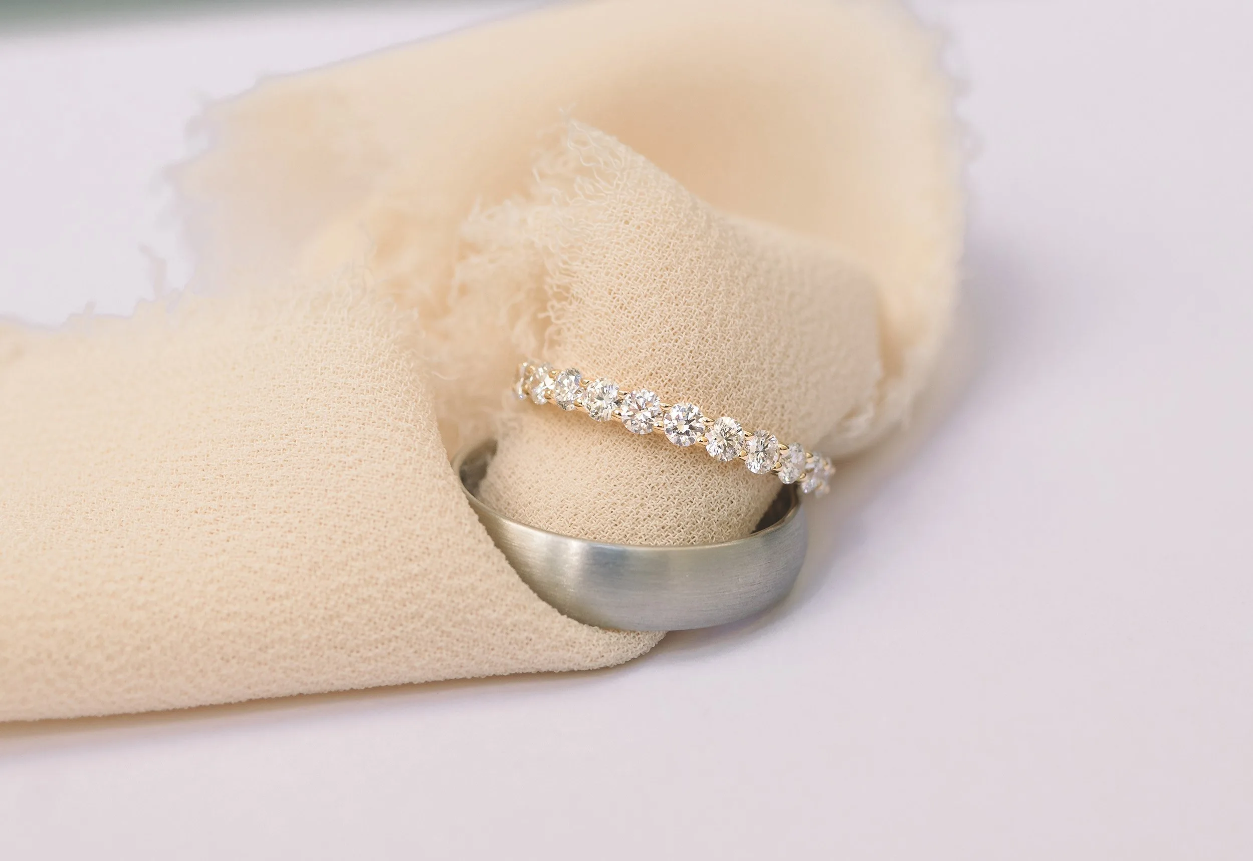 Matte Rounded Ring - Ada Diamonds