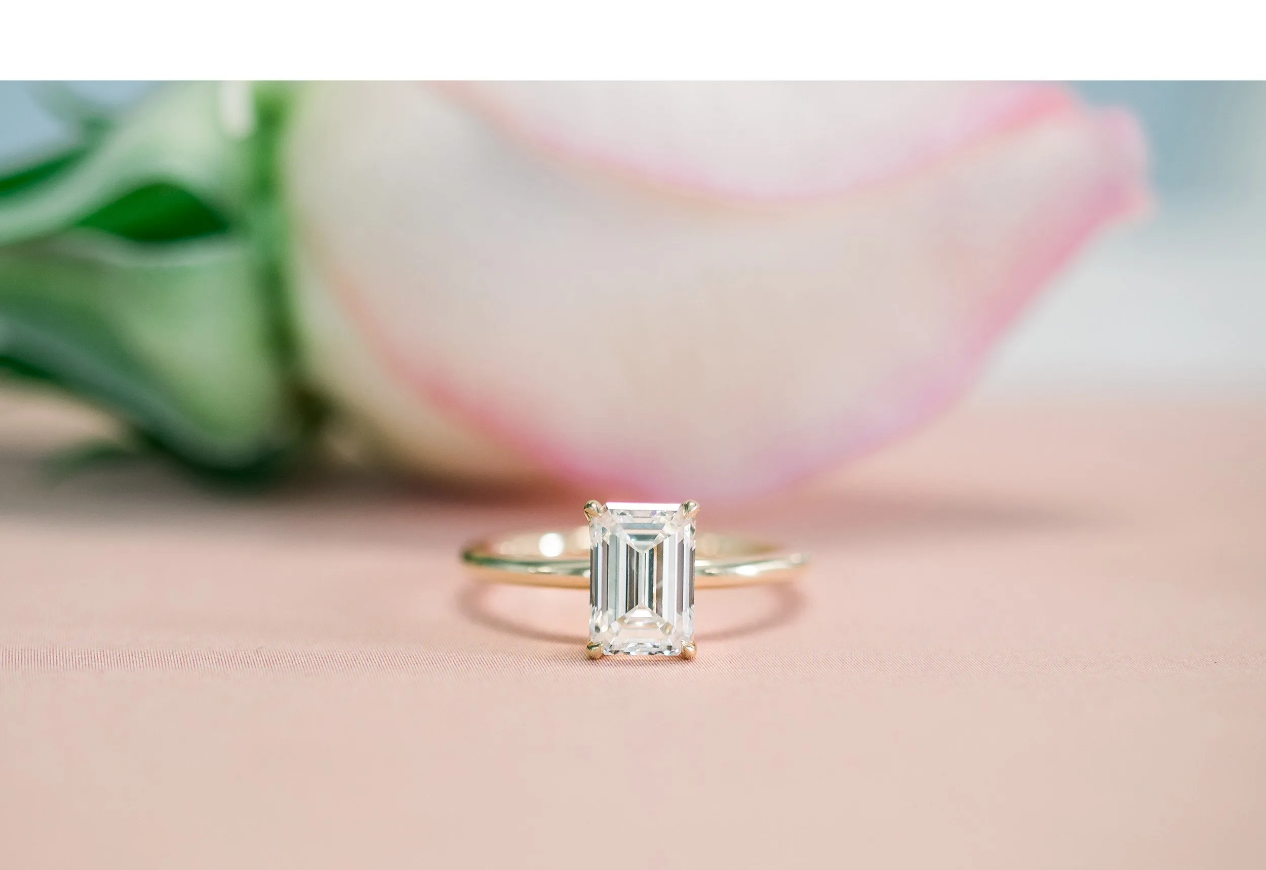 Emerald Petite Four Prong Solitaire - Ada Diamonds