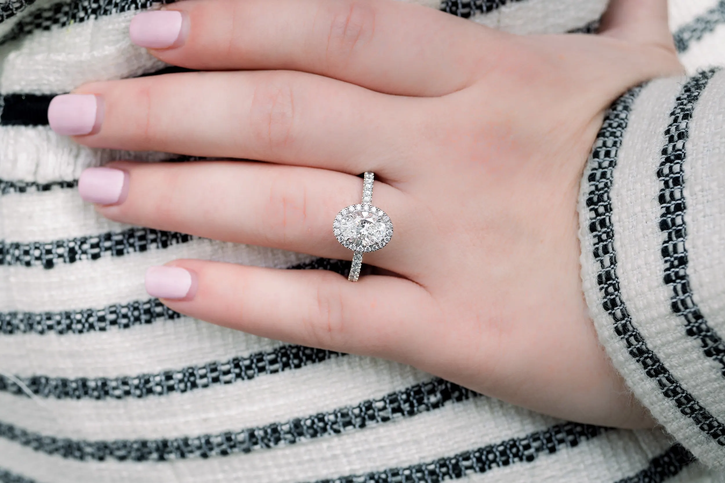 platinum 1.5 carat oval cut lab diamond halo ring ada diamonds design ad 303