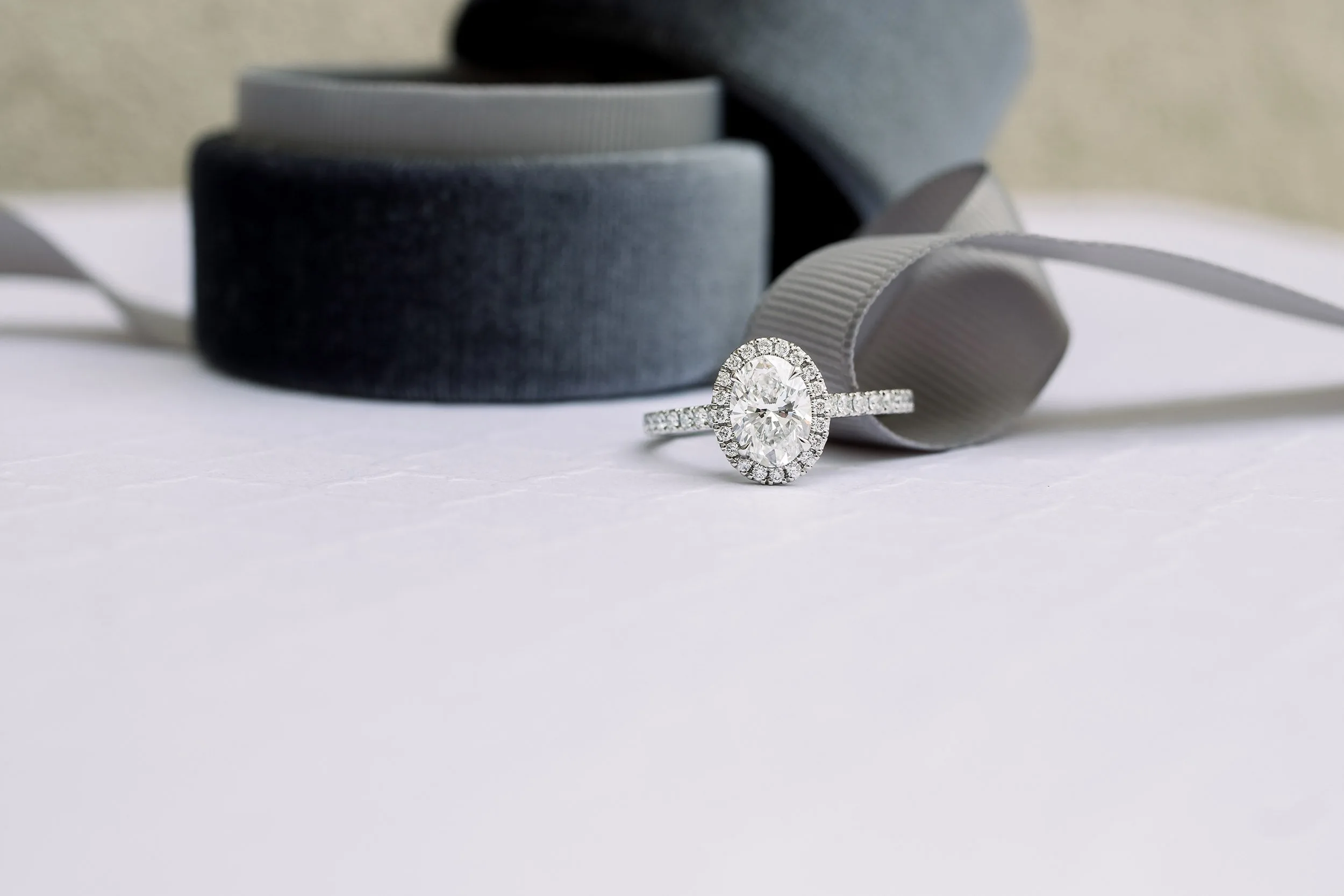 platinum oval 1.5ct lab diamond halo engagement ring ada diamonds design ad 303