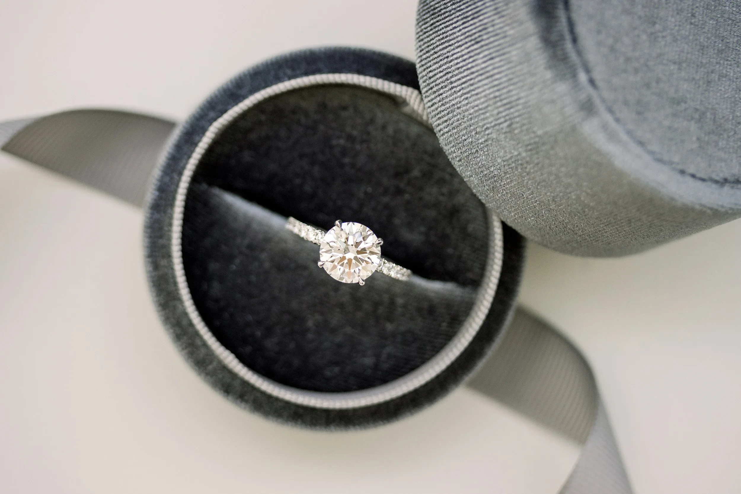 platinum 2.5 carat round diamond band engagement ring ada diamonds design ad134