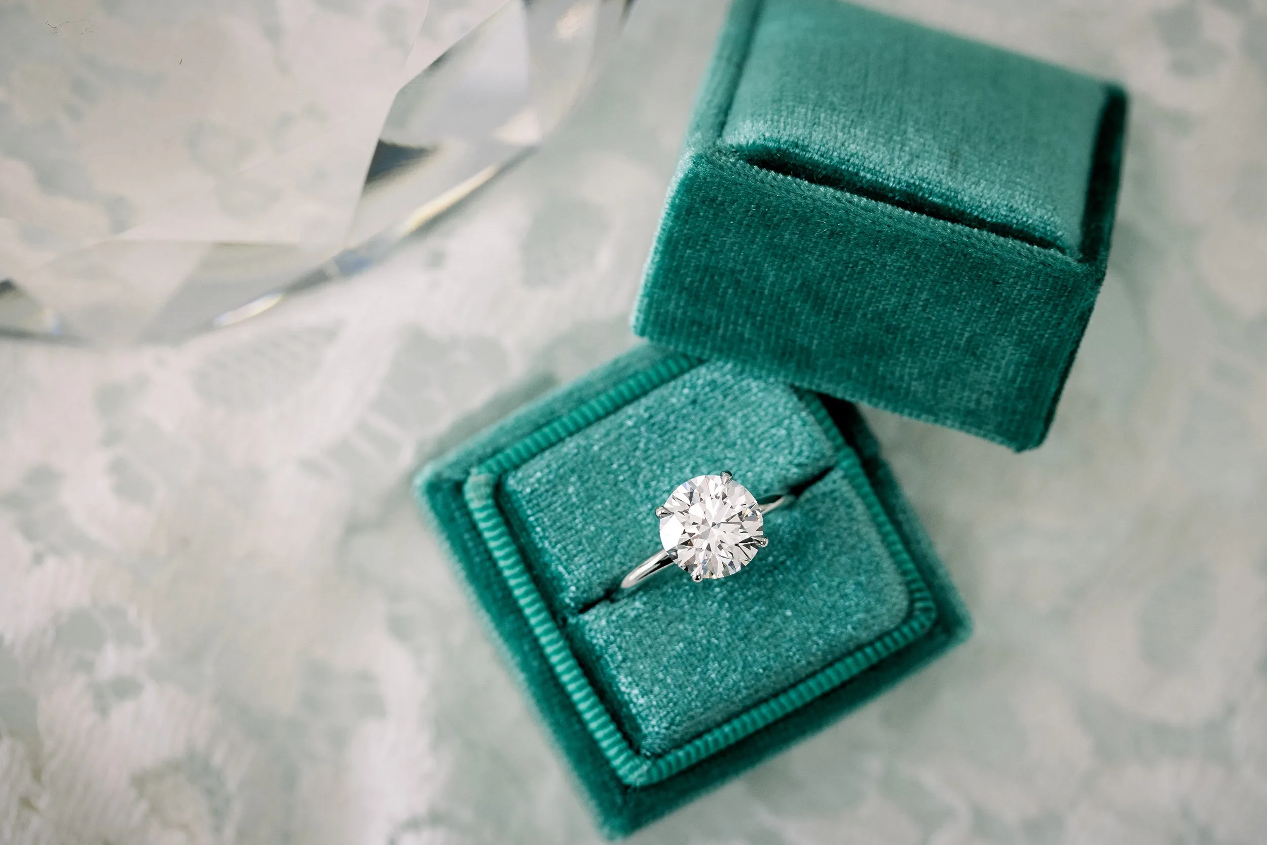 platinum 2.75 carat round lab diamond solitaire engagement ring ada diamonds design ad-066 in box