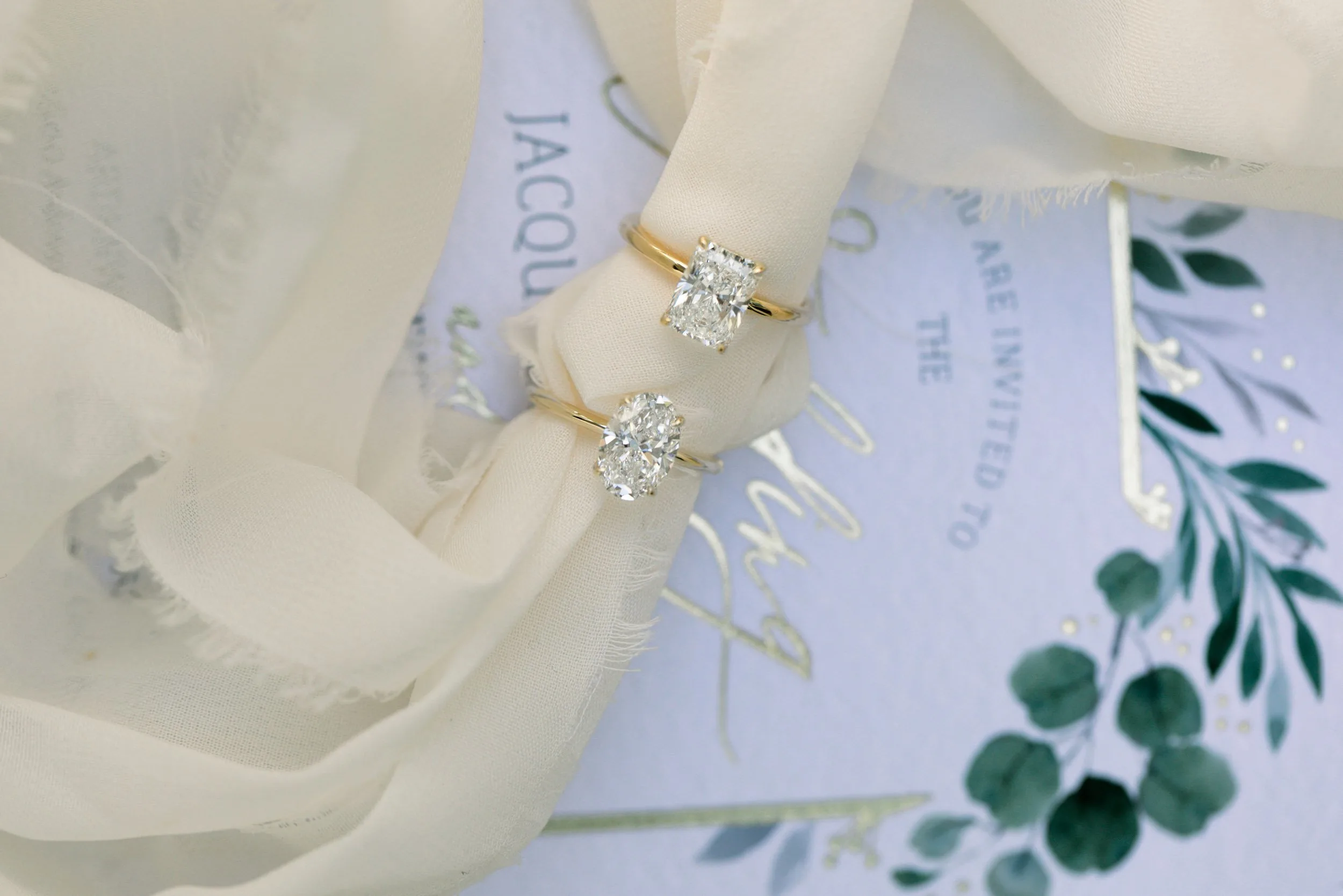 lab diamond custom solitaire engagement rings