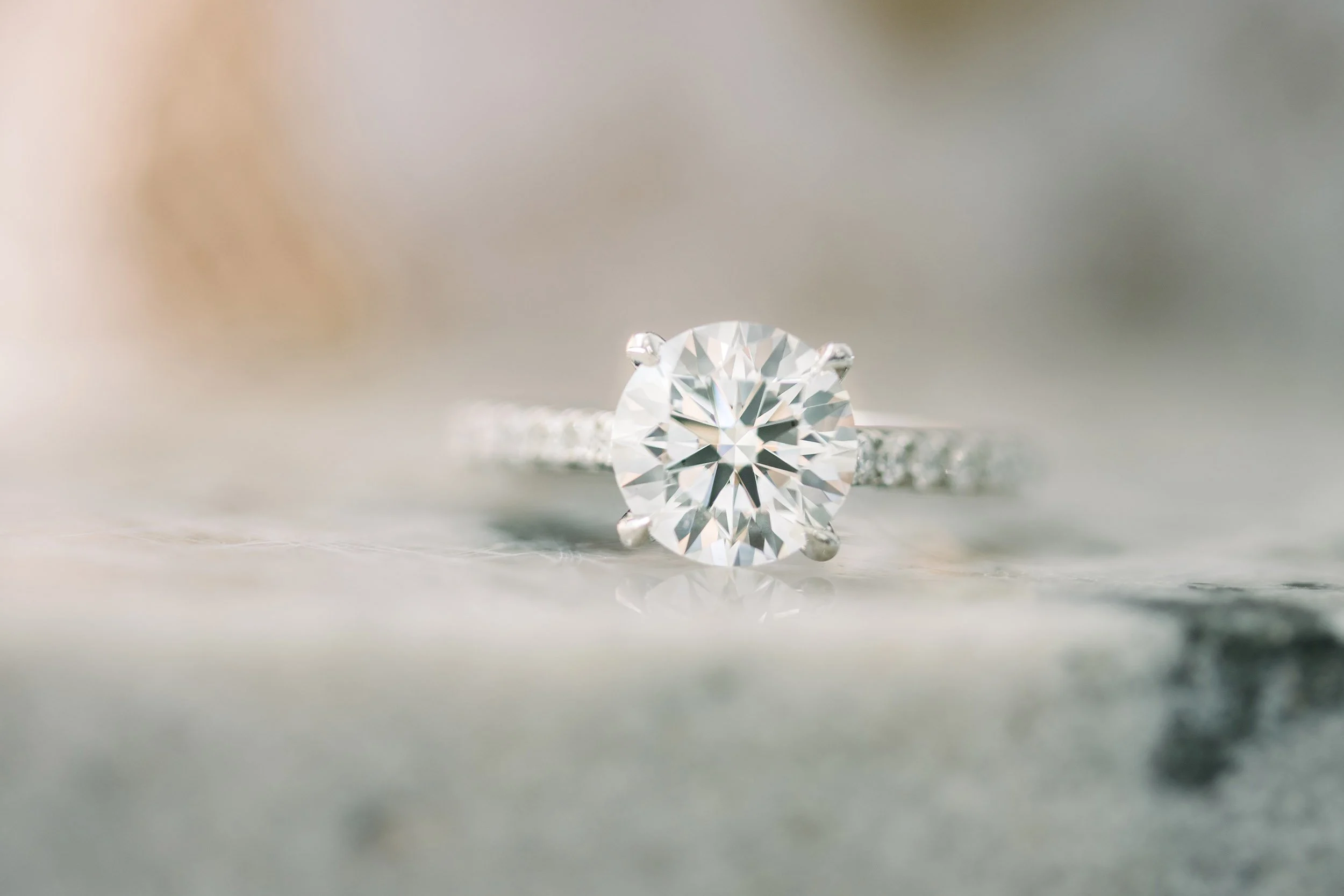 2 carat round cathedral pavé lab diamond engagement ring ada diamonds design ad-133