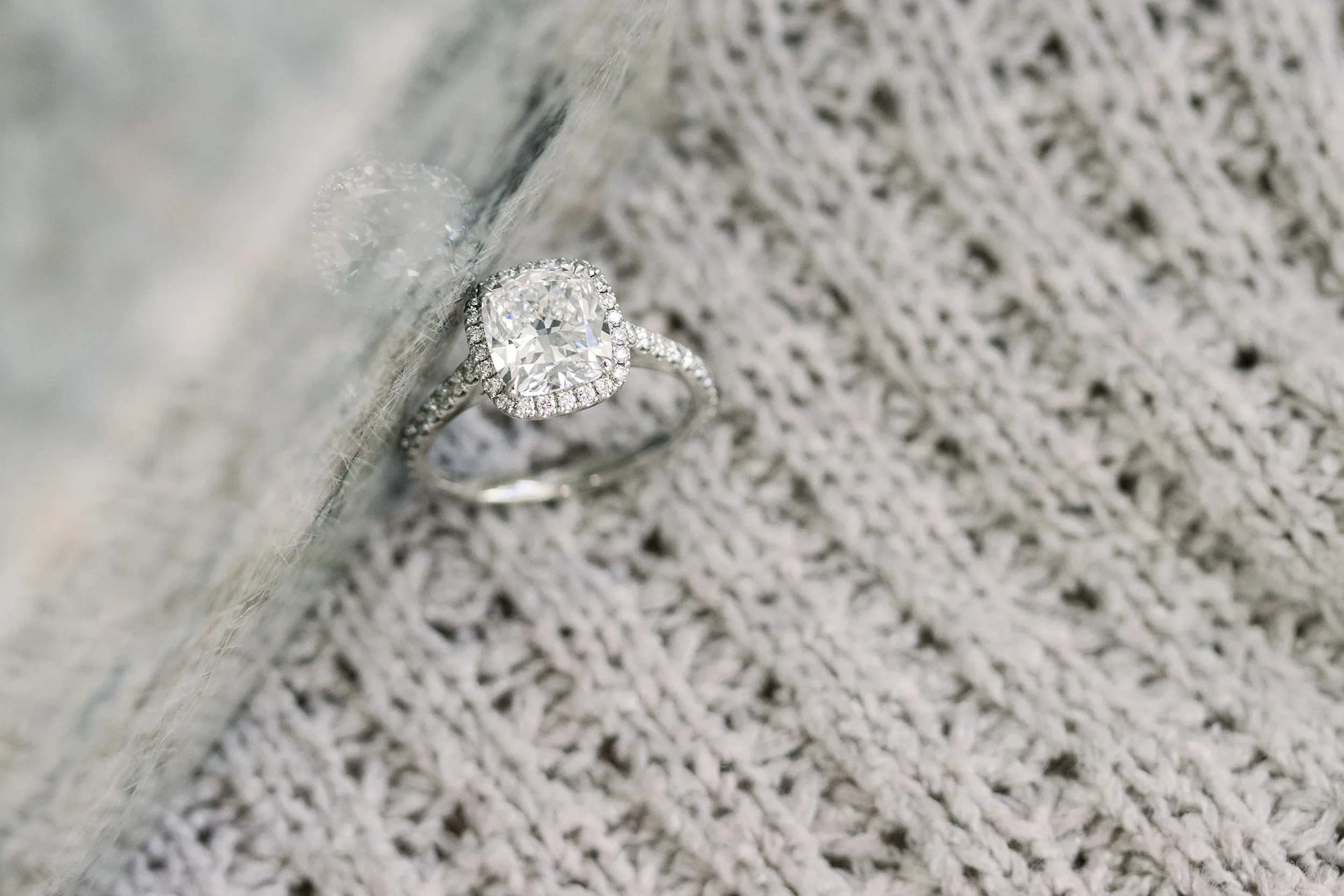 3 carat cushion cut lab diamond halo engagement ring platinum ada diamonds design ad364