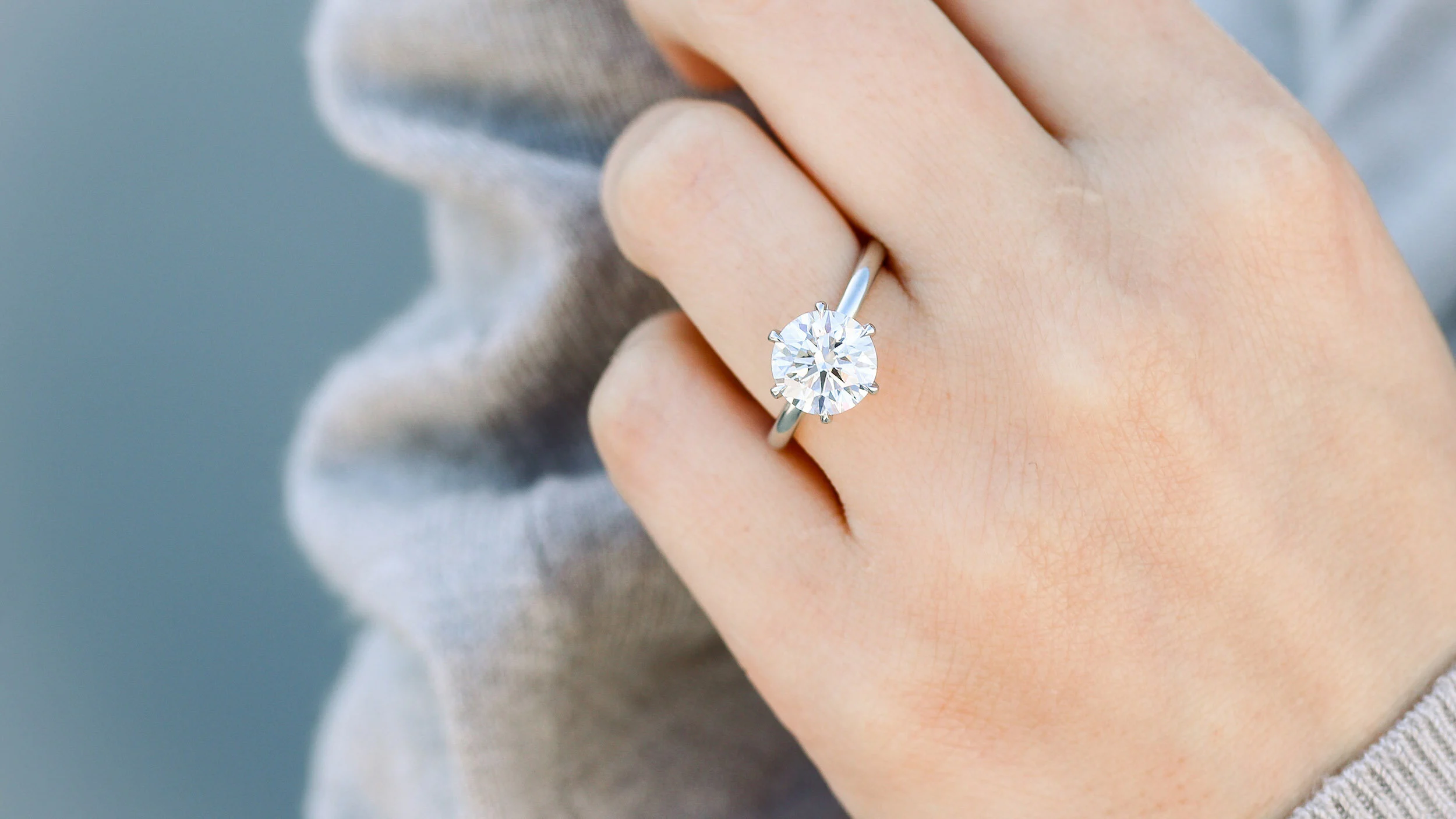 the Solemn Witness Solitaire Engagement Ring - Sparkle Jewels