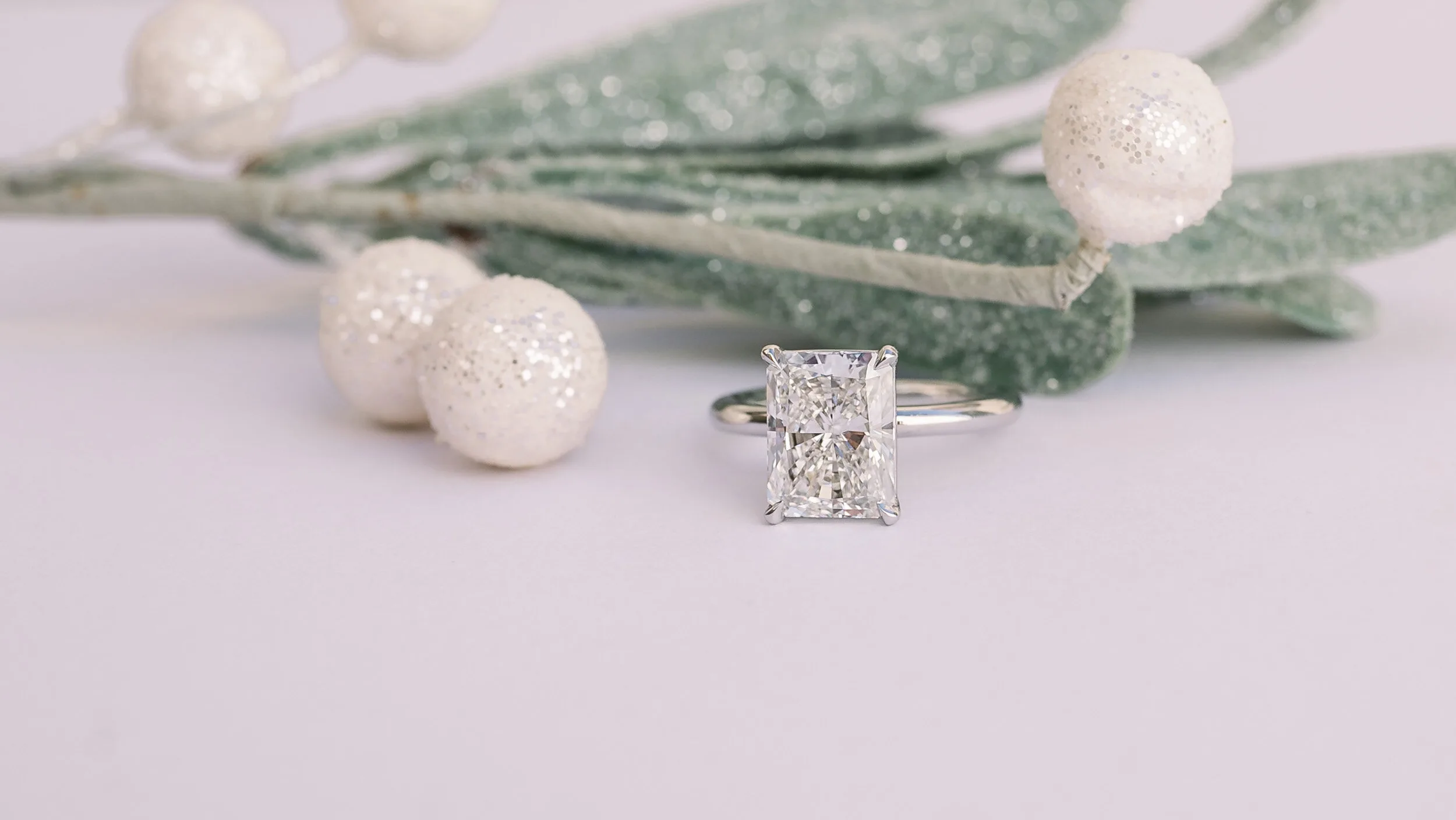 platinum radiant cut 3 carat solitaire lab diamond ring ada diamonds design ad-250 artistic