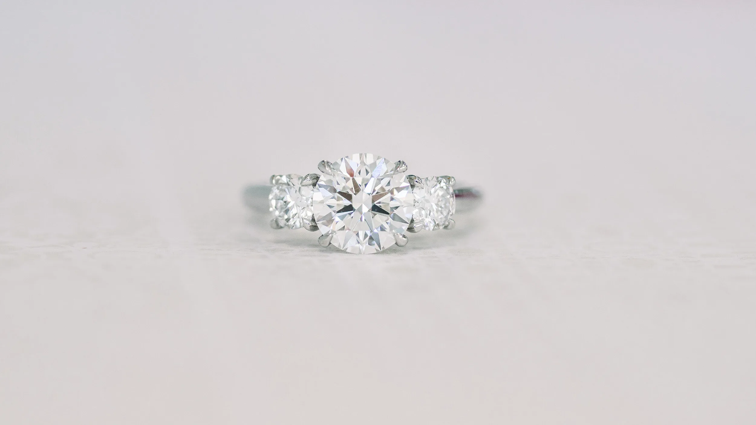platinum three stone round lab created diamond engagement ring ada diamonds design ad-070