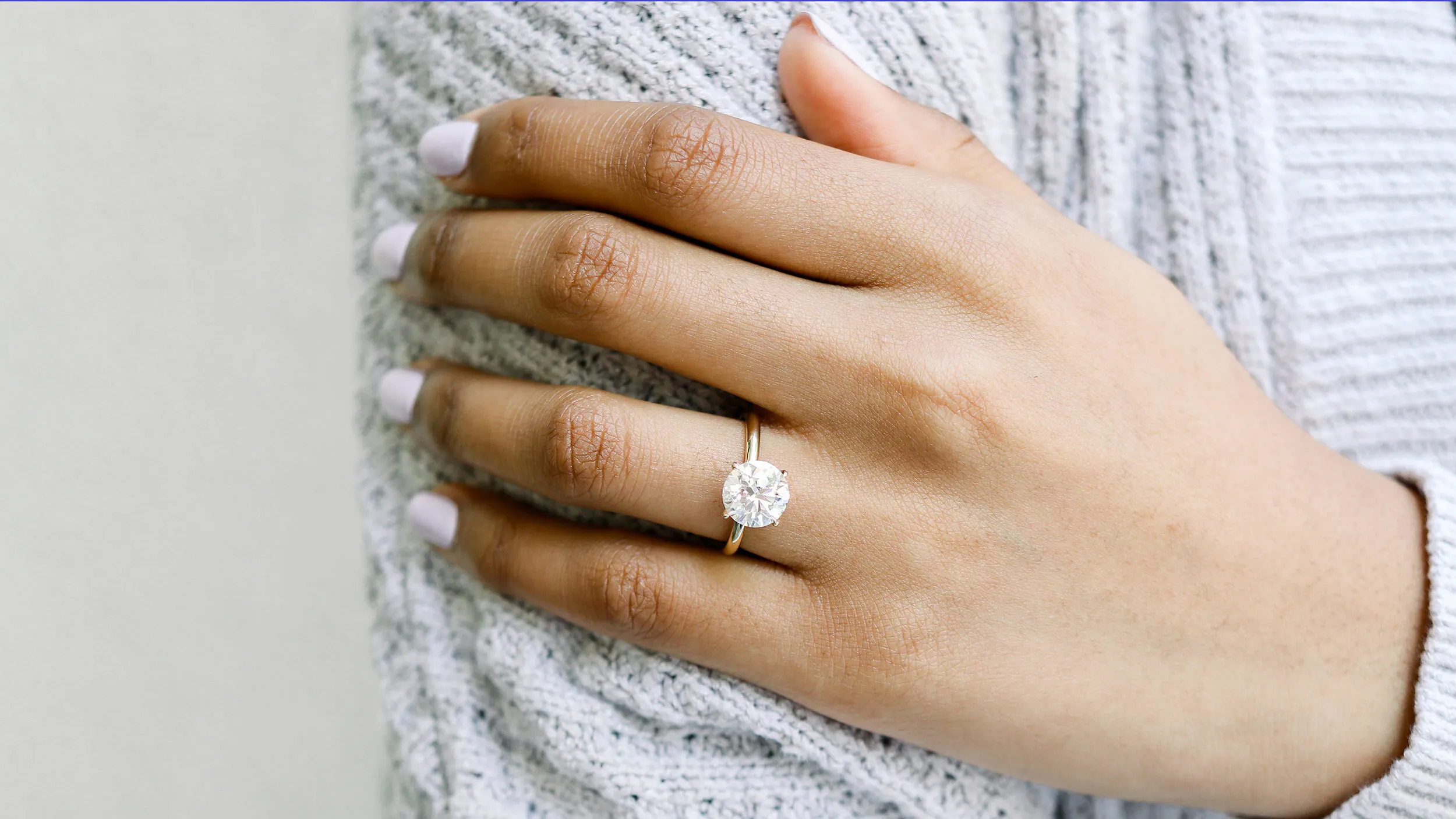 3 carat pear and baguette lab diamond engagement ring ada diamonds San Francisco, ca