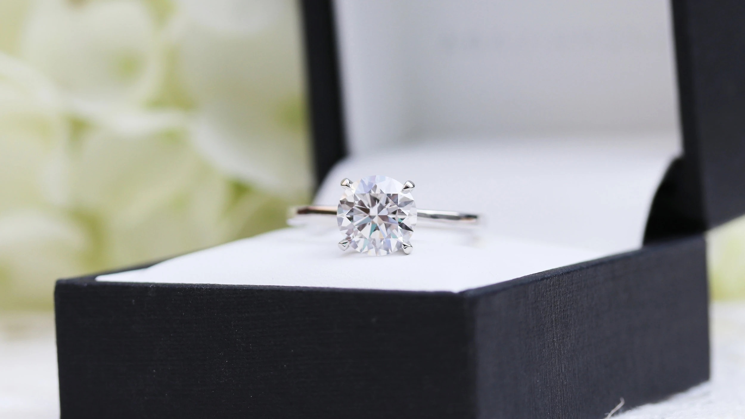 petite four prong lab diamond solitaire engagement ring ada diamonds