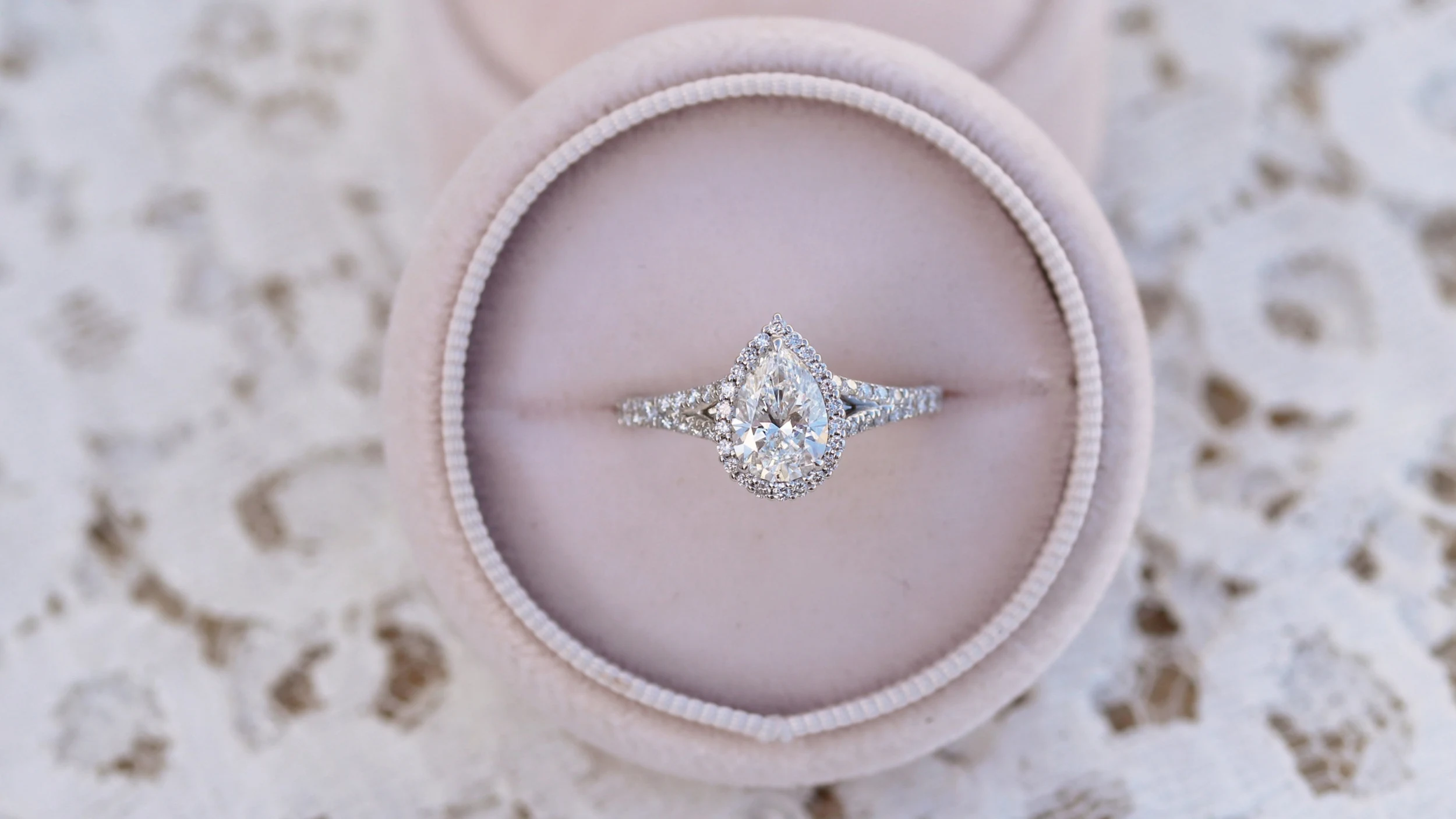 one carat lab created pear diamond engagement ring ada diamonds