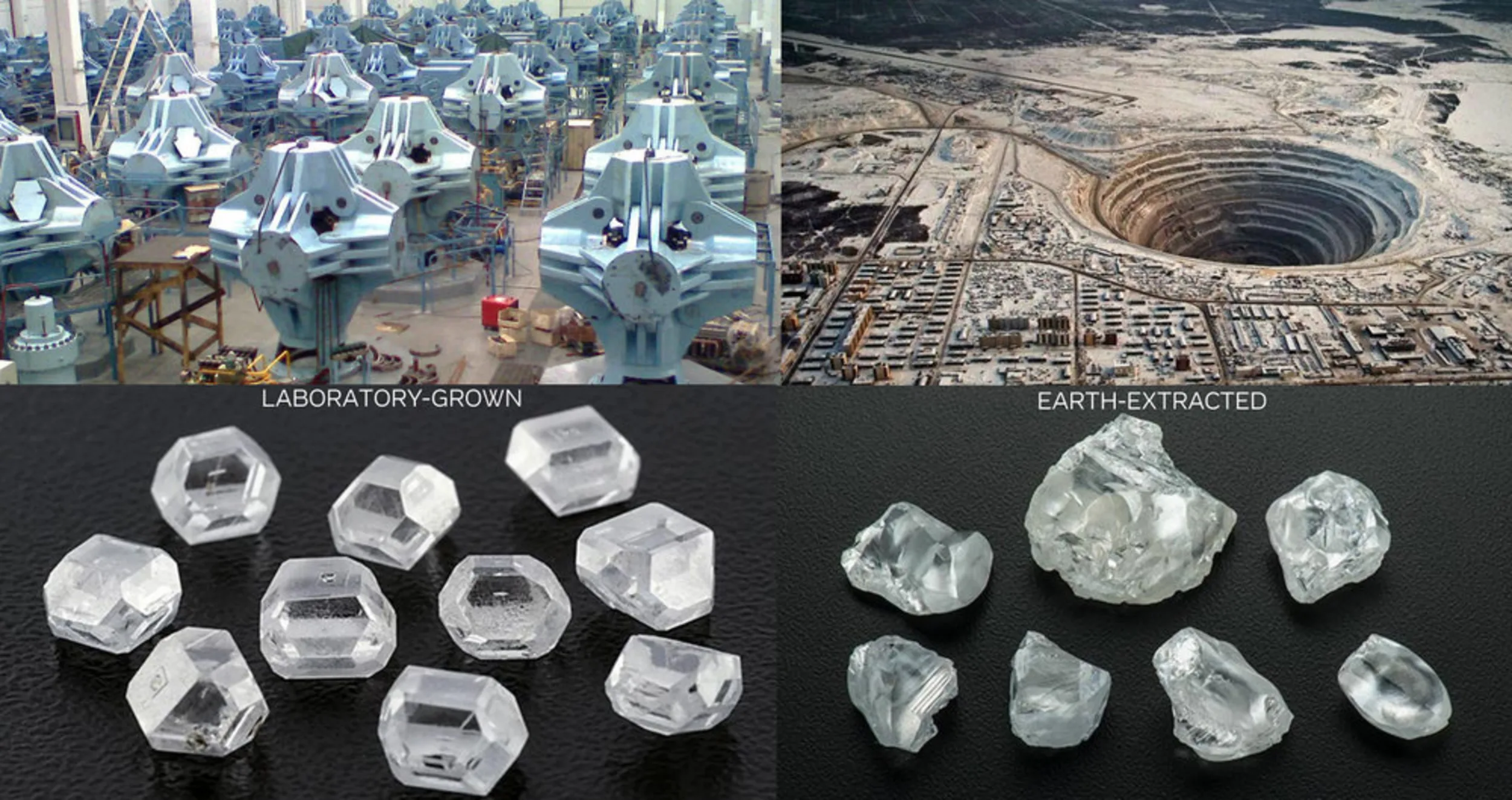 Lab Created Diamonds vs Earth Mined Diamonds Comparison