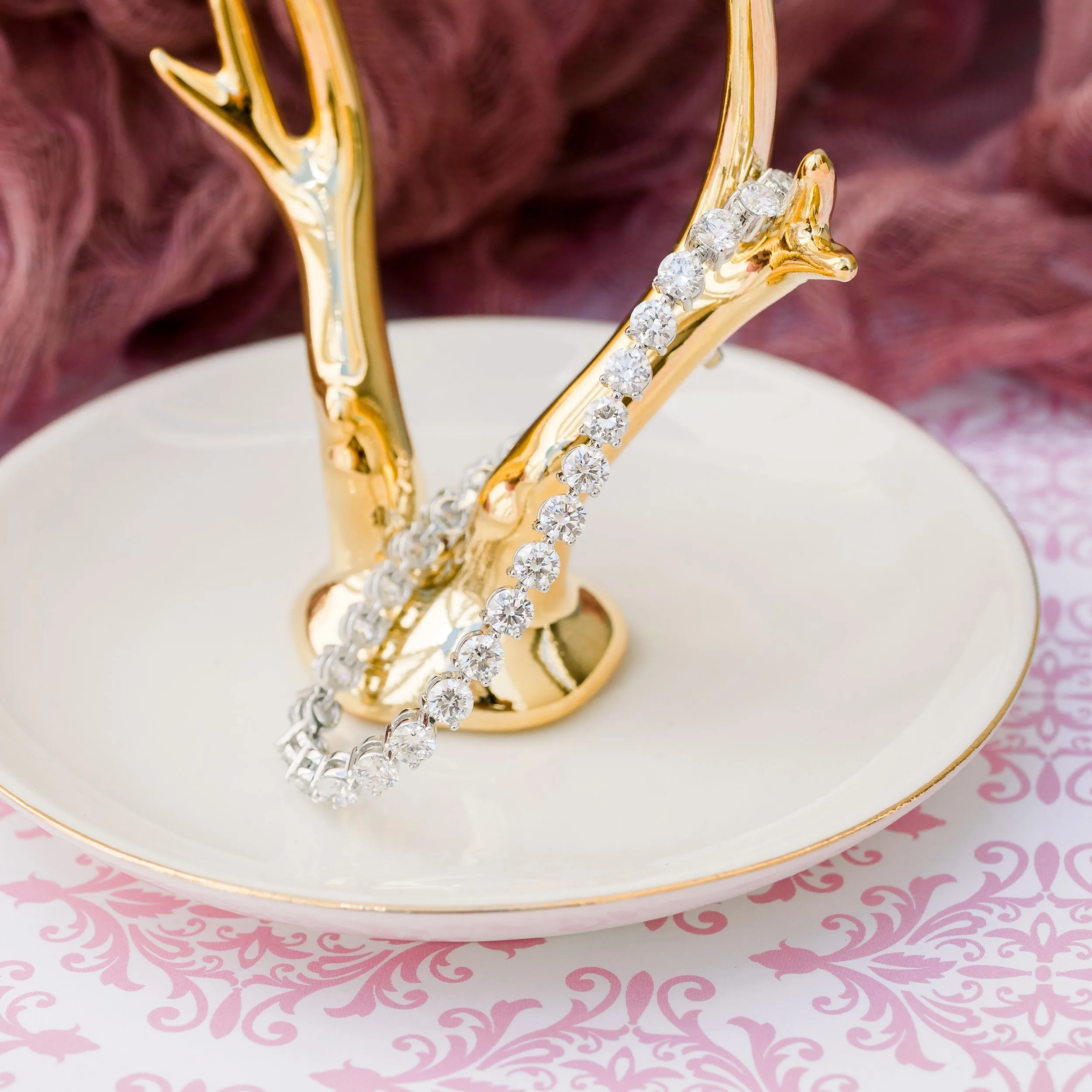 white gold 10ct tennis bracelet featuring lab diamonds ada diamonds design ad 253