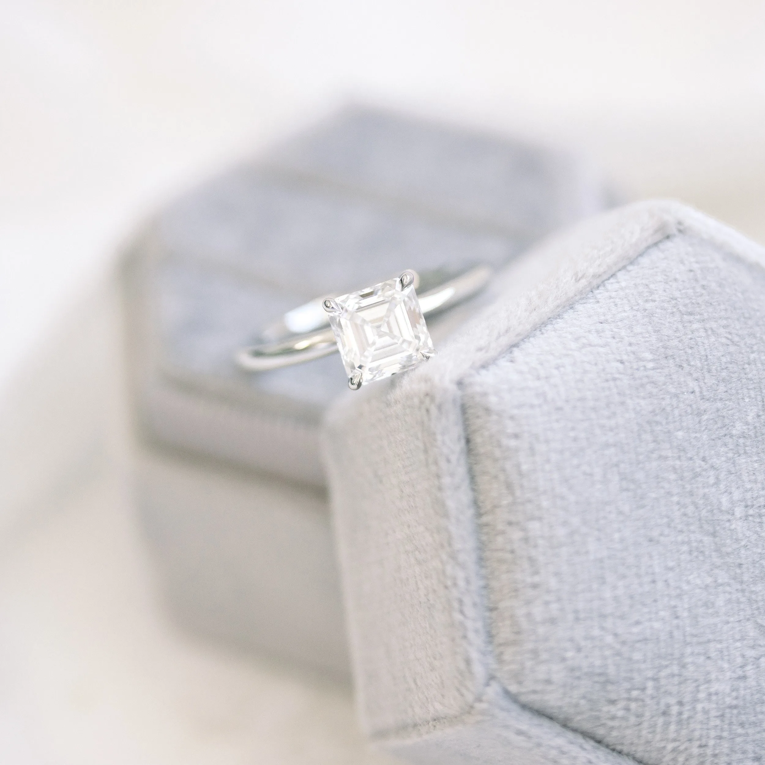 platinum 1.75ct asscher cut lab created diamond solitaire engagement ring ada diamonds design ad234 macro