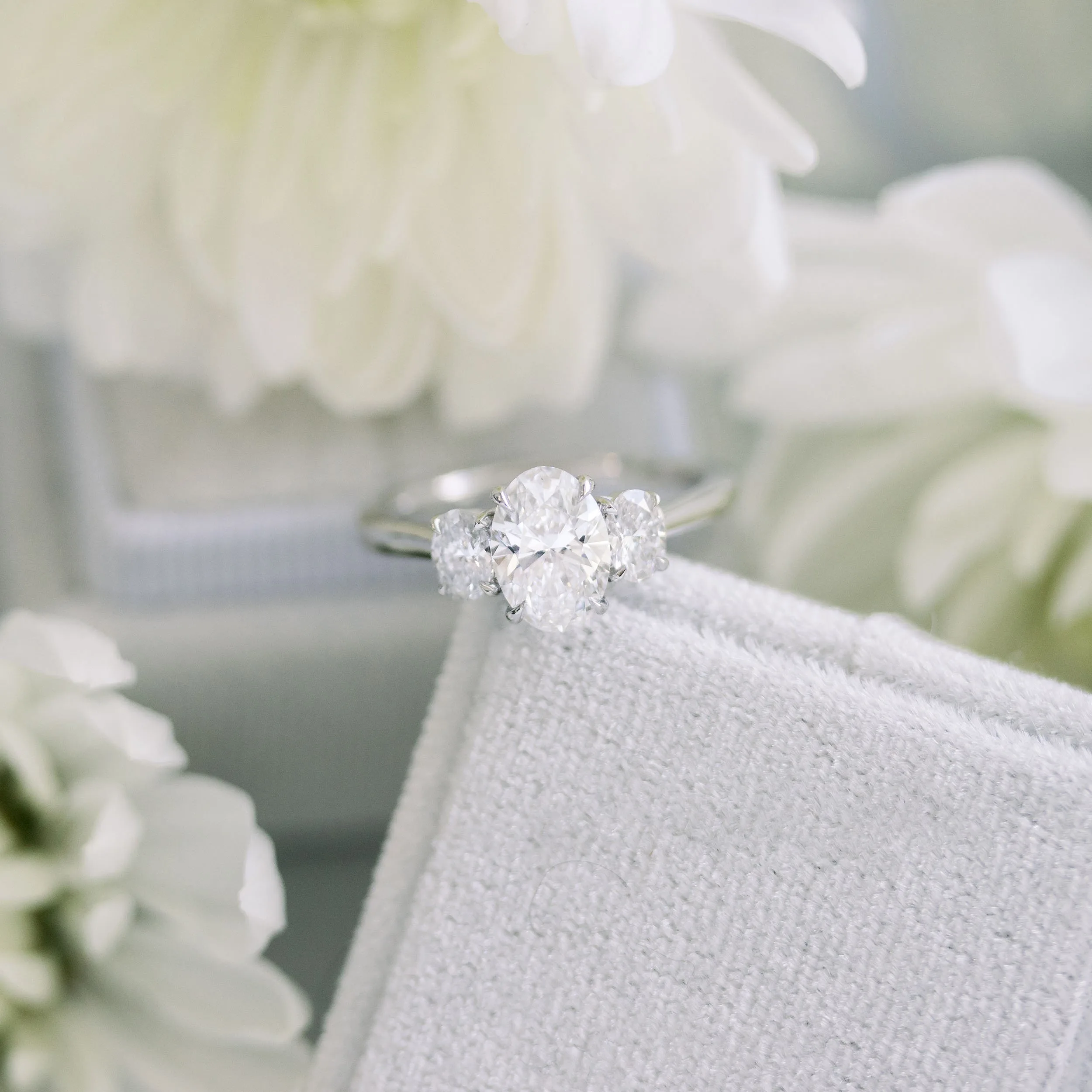 White three stone 1.5 carat oval lab diamond engagement ring ada diamonds design ad-158