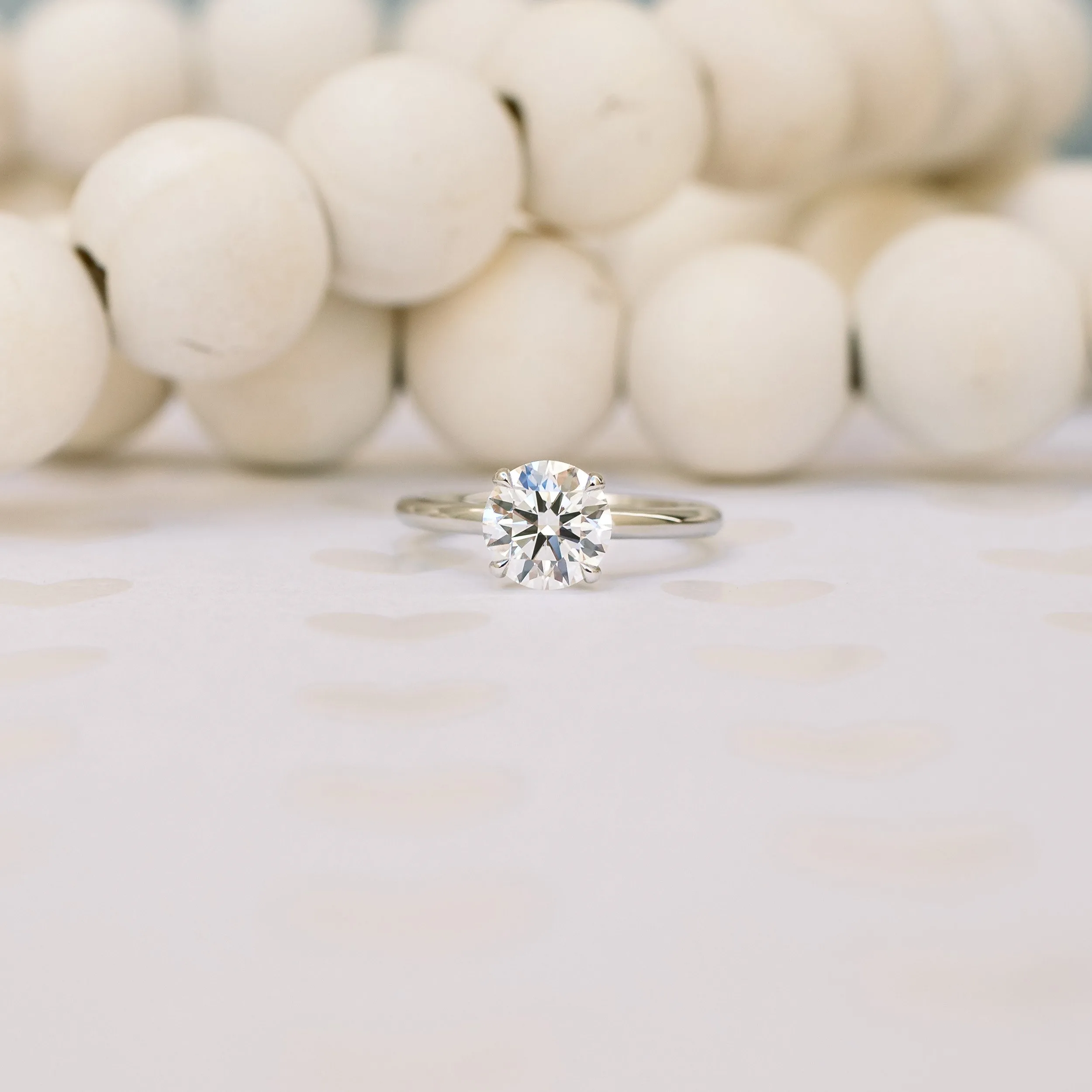 platinum 1.25 ct round lab diamond classic four prong solitaire engagement ring ada diamonds design ad 144