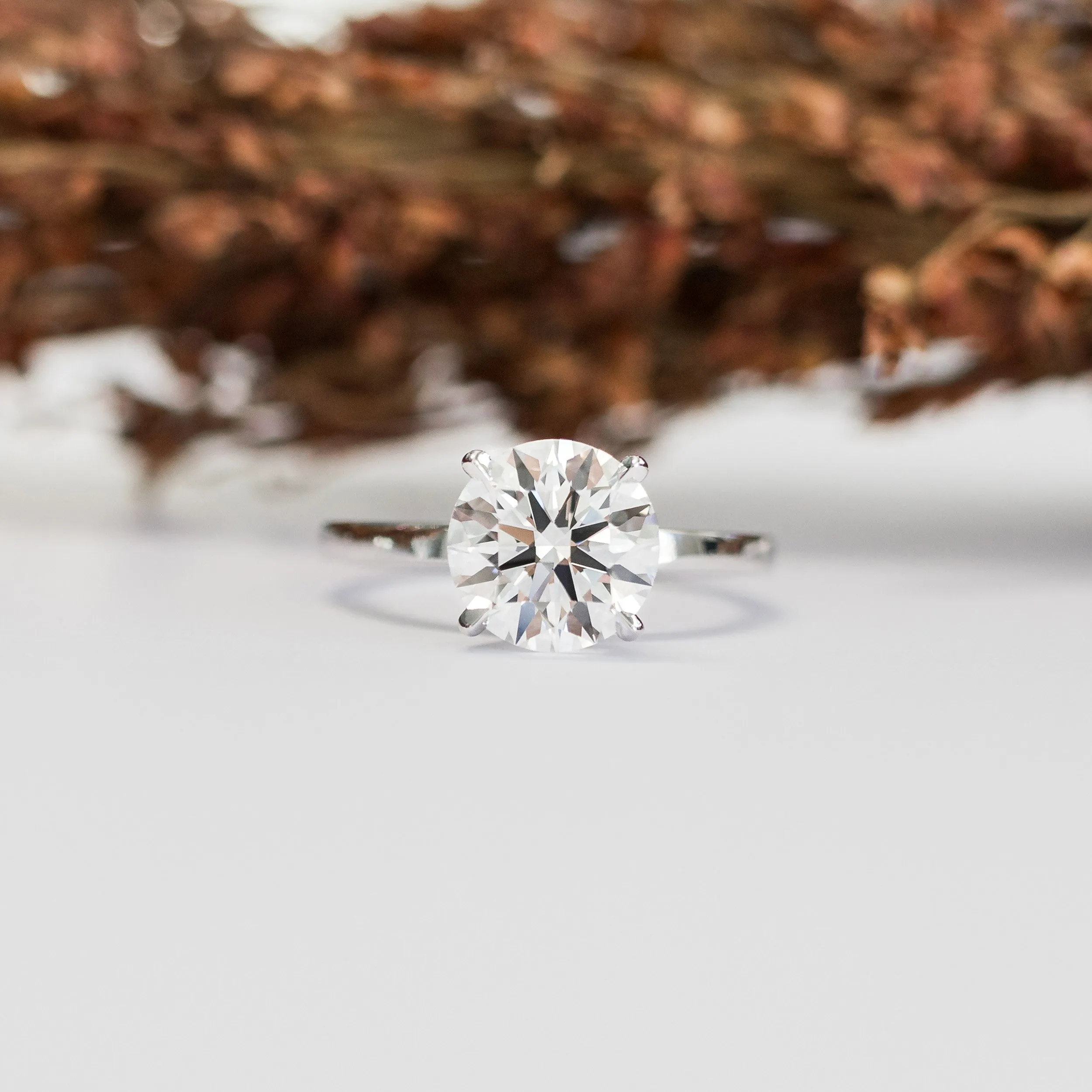 platinum 2.5ct round classic lab diamond solitaire engagement ring ada diamonds design ad 144 macro